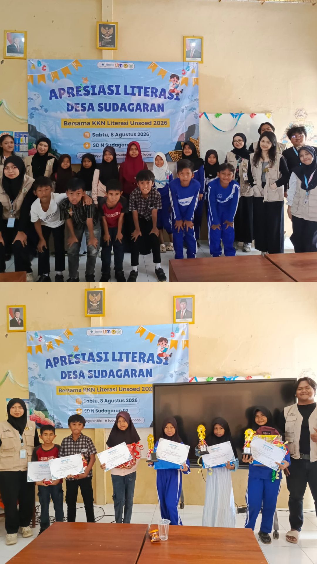 KKN UNSOED KELOMPOK 48 MELAKSANAKAN LOMBA APRESIASI LITERASI TINGKAT DESA SUDAGARAN