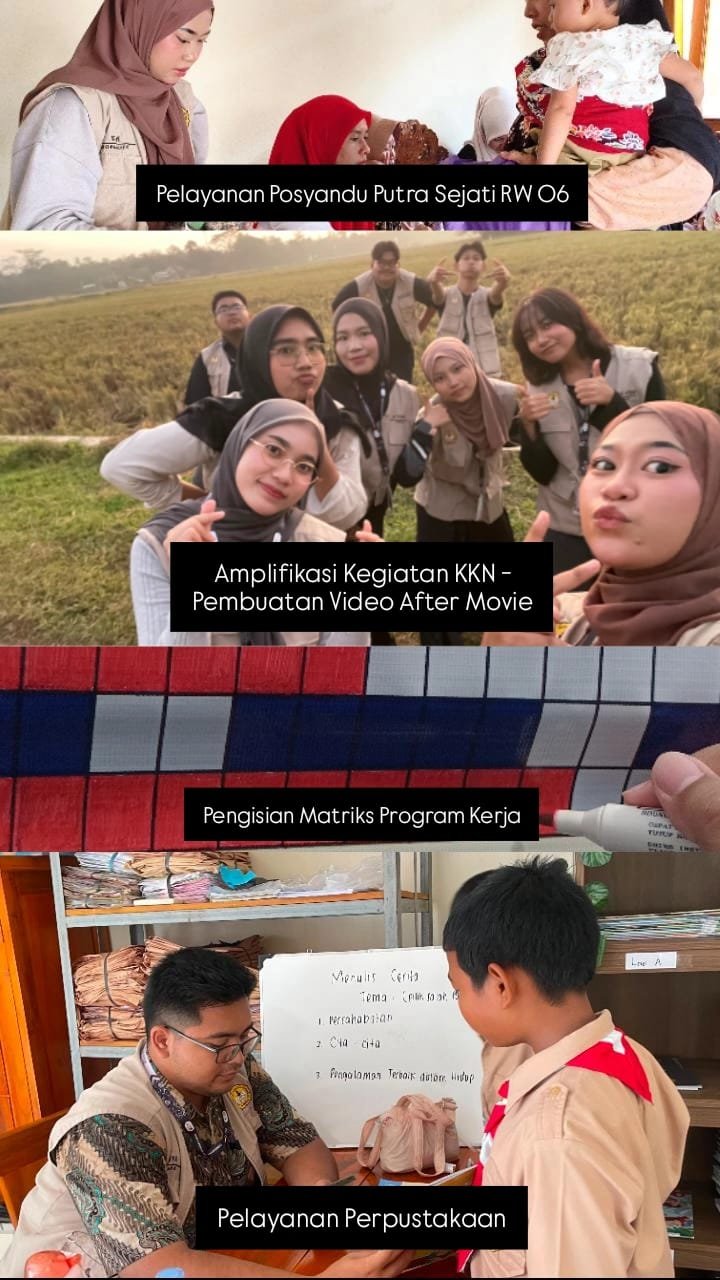 Pelayanan Posyandu, Pengisian Matriks Program Kerja, Pelayanan Perpustakaan, dan Pembuatan Video After Movie
