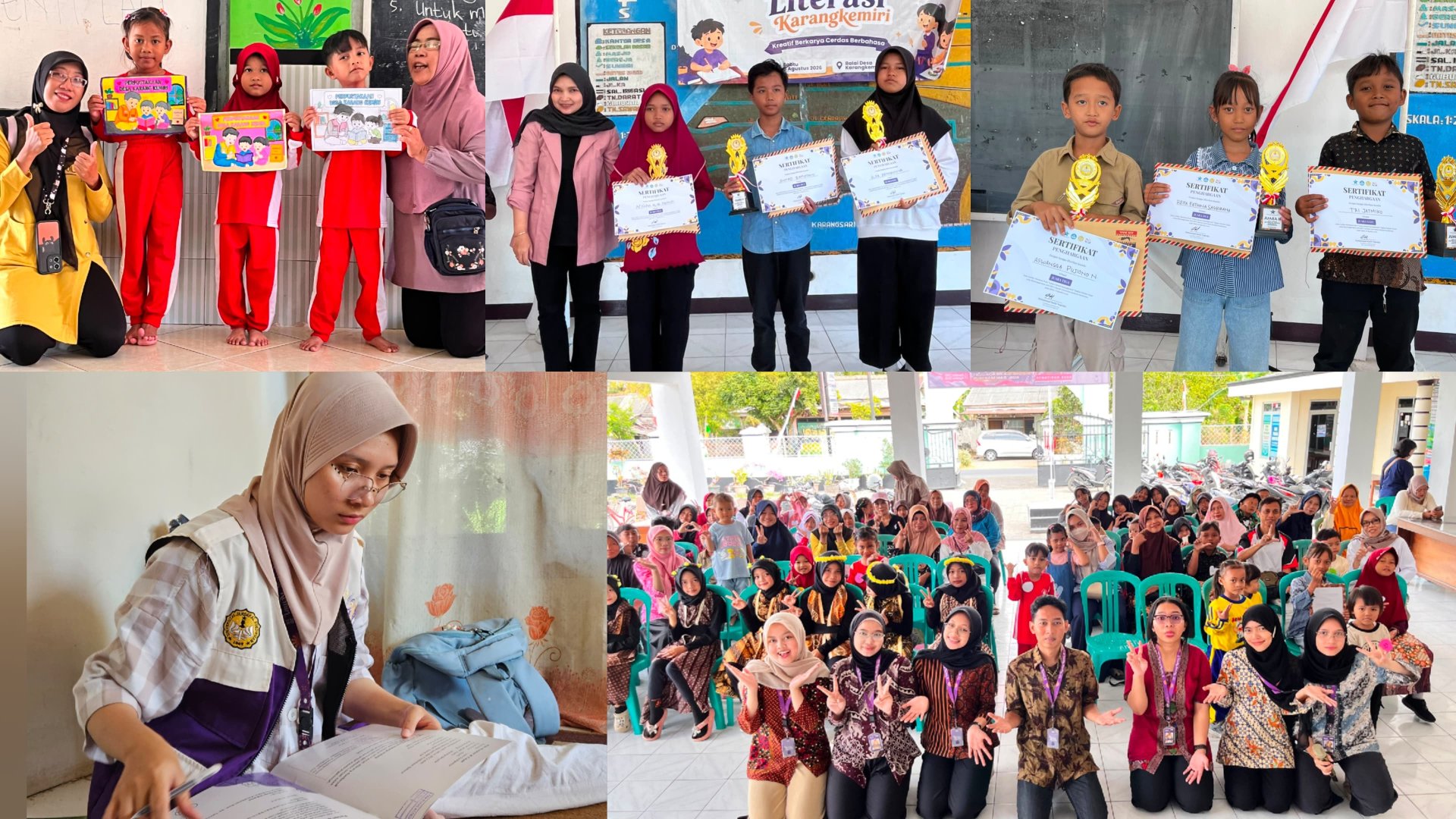 Kegiatan gema literasi karangkemiri