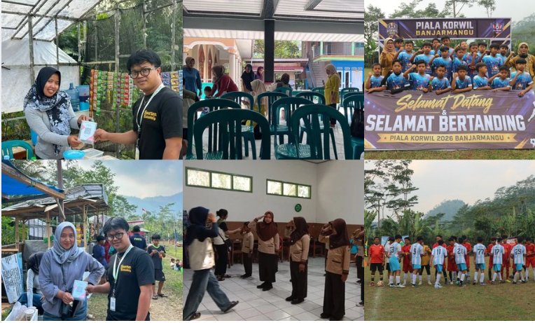 Realisasi Program Kerja Bidang Pendidikan, Bidang Kesehatan, serta Pendampingan Piala Korwil Banjarmangu dan Tournament Sepak Bola Piala Kemerdekan
