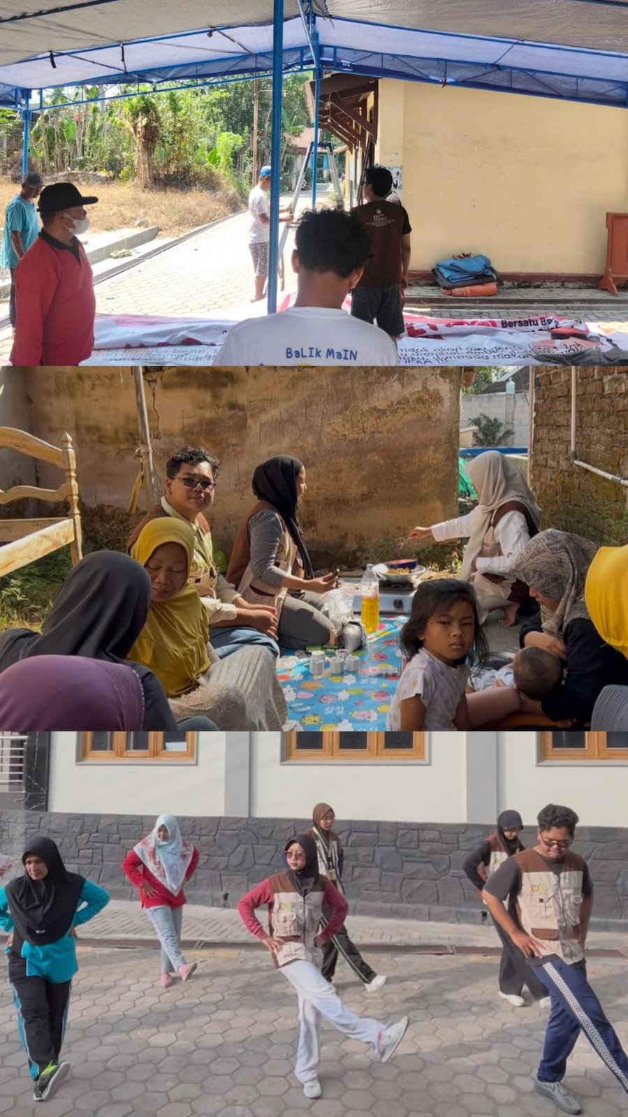 Senam bersama Lansia, Sosialisasi Bidang Lingkungan, serta Partisipasi dalam Kegiatan Kemasyarakatan