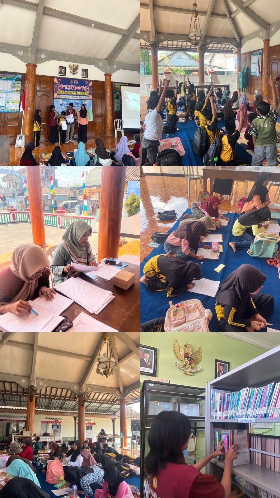 Apresiasi Literasi Tingkat Desa, Pengelolaan Perpustakaan, Persiapan Presentasi Hasil dan Penutupan, serta Amplifikasi