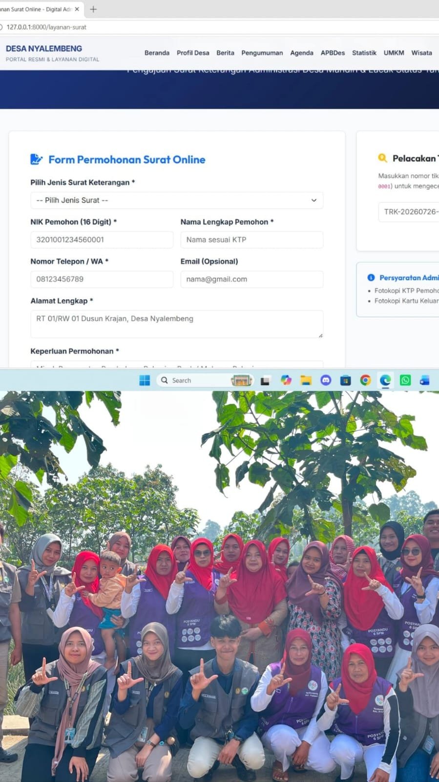 KKN PM Nyalembeng, Hari ke-32