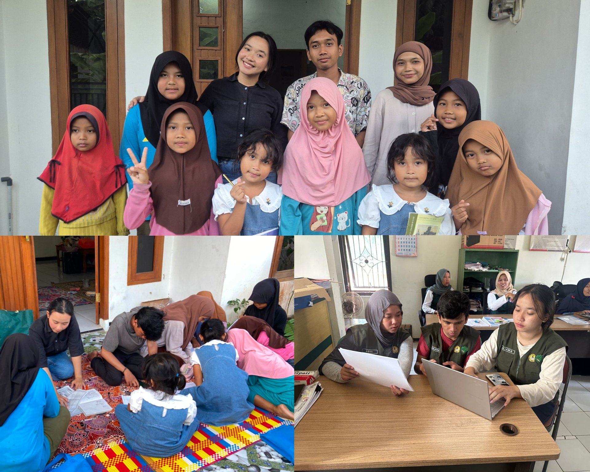 Bimbingan Belajar Anak dan Digitalisasi Administrasi di Desa Karangpucung