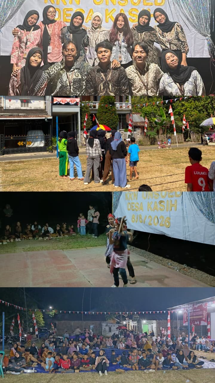 Rangkaian Lomba HUT RI Ke-81 dan Perpisahan KKN
