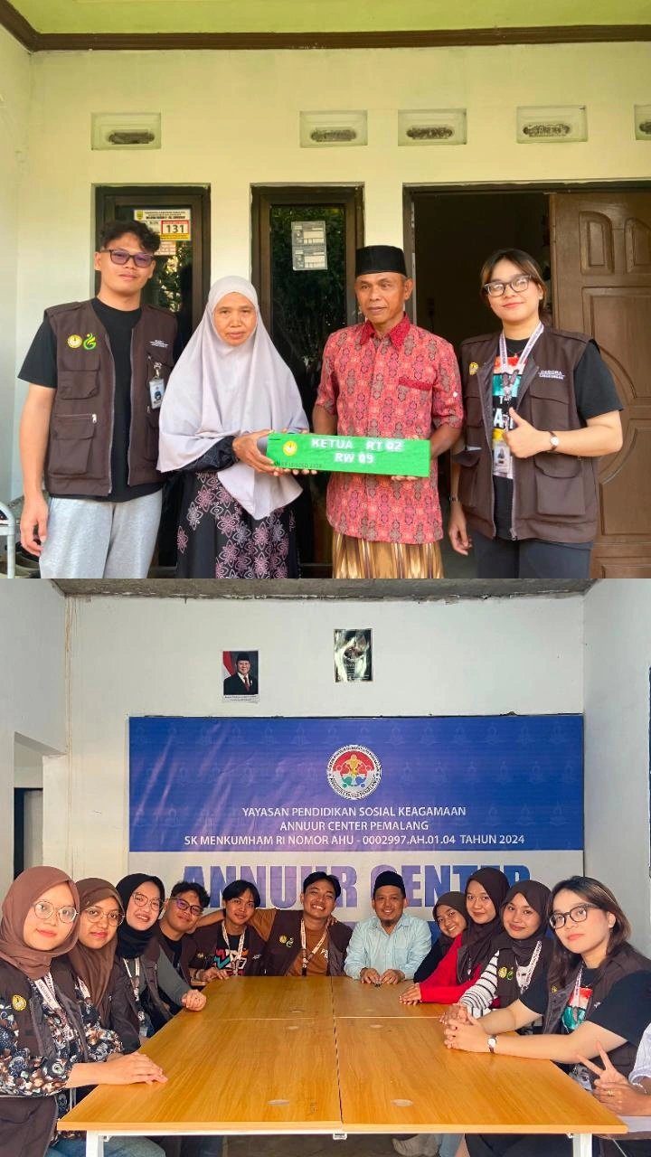 Pembagian tanda Ketua RT