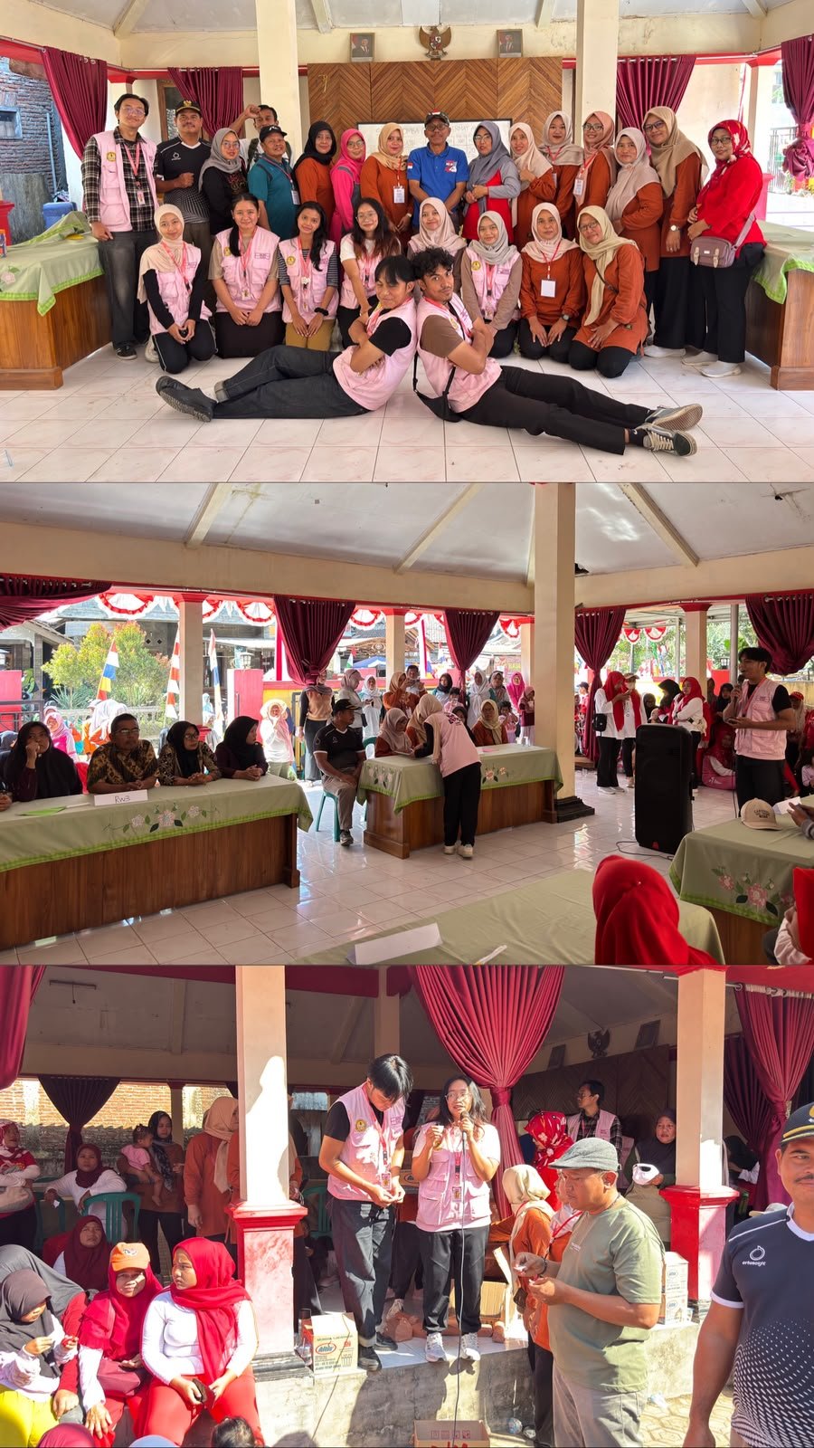 Hari ke-33, Melaksanakan acara jalan sehat dengan panitia HUT RI Desa dan melaksanakan lomba cerdas cermat setelah acara jalan sehat.