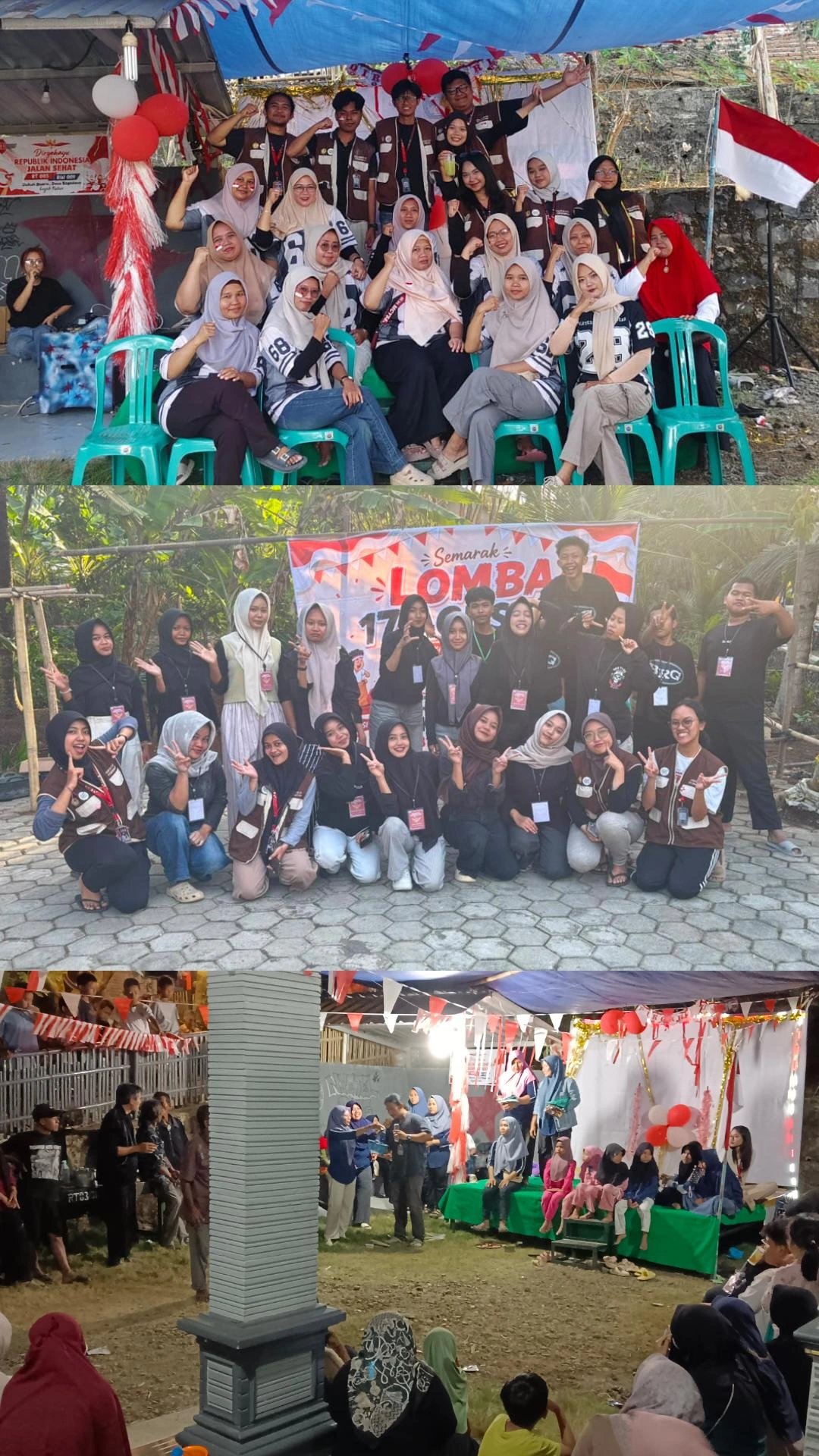 Kebersamaan dan Semangat Kemerdekaan Kelompok KKN PM 34 Bersama Warga RT 3 RW 1 dan RT 3 RW 2 Desa Rogodono melalui Kepanitiaan Lomba dan Acara Hiburan HUT RI ke-81