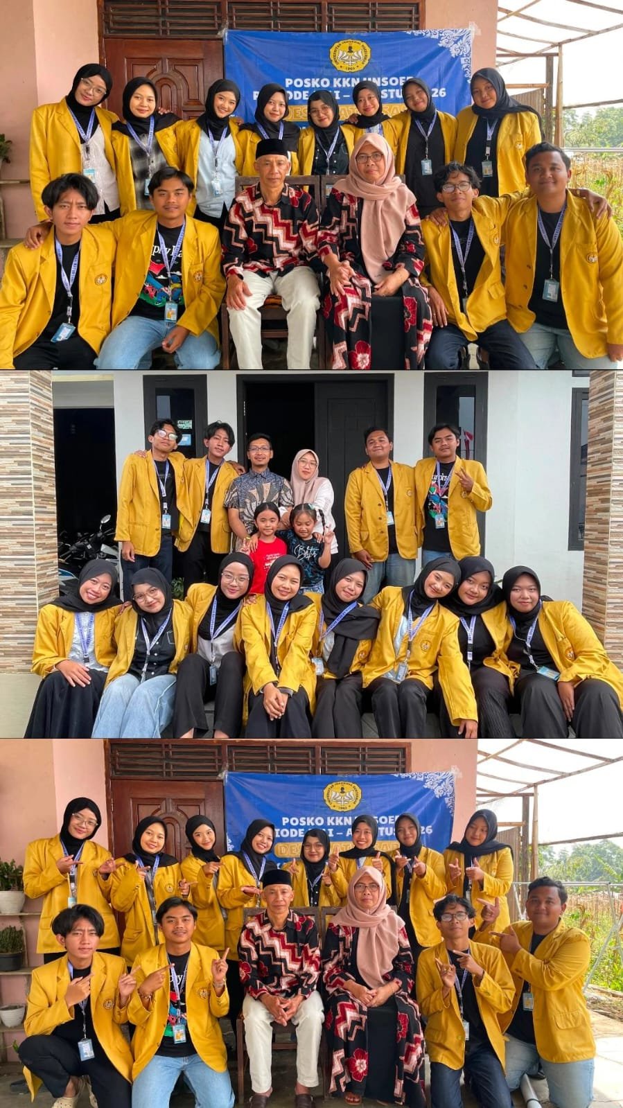 Silaturahmi dan Pamitan Bersama Kepala Dusun Krajan dan Ibu Posko