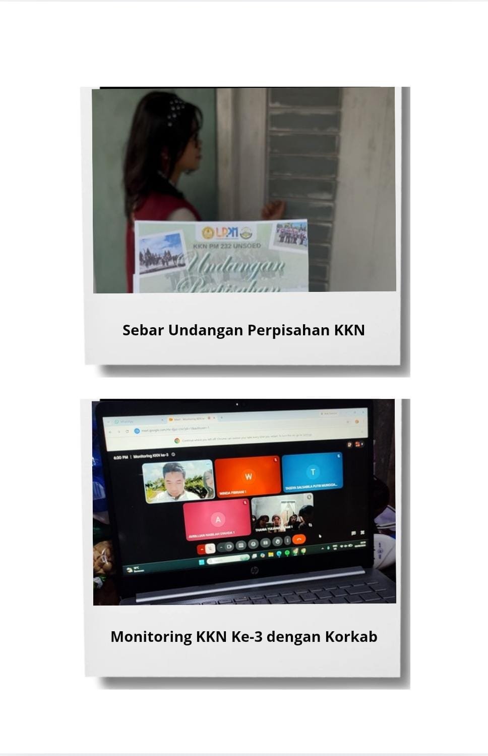 Persiapan Penutupan KKN dan Monitoring KKN Ke-3 Bersama Korkab