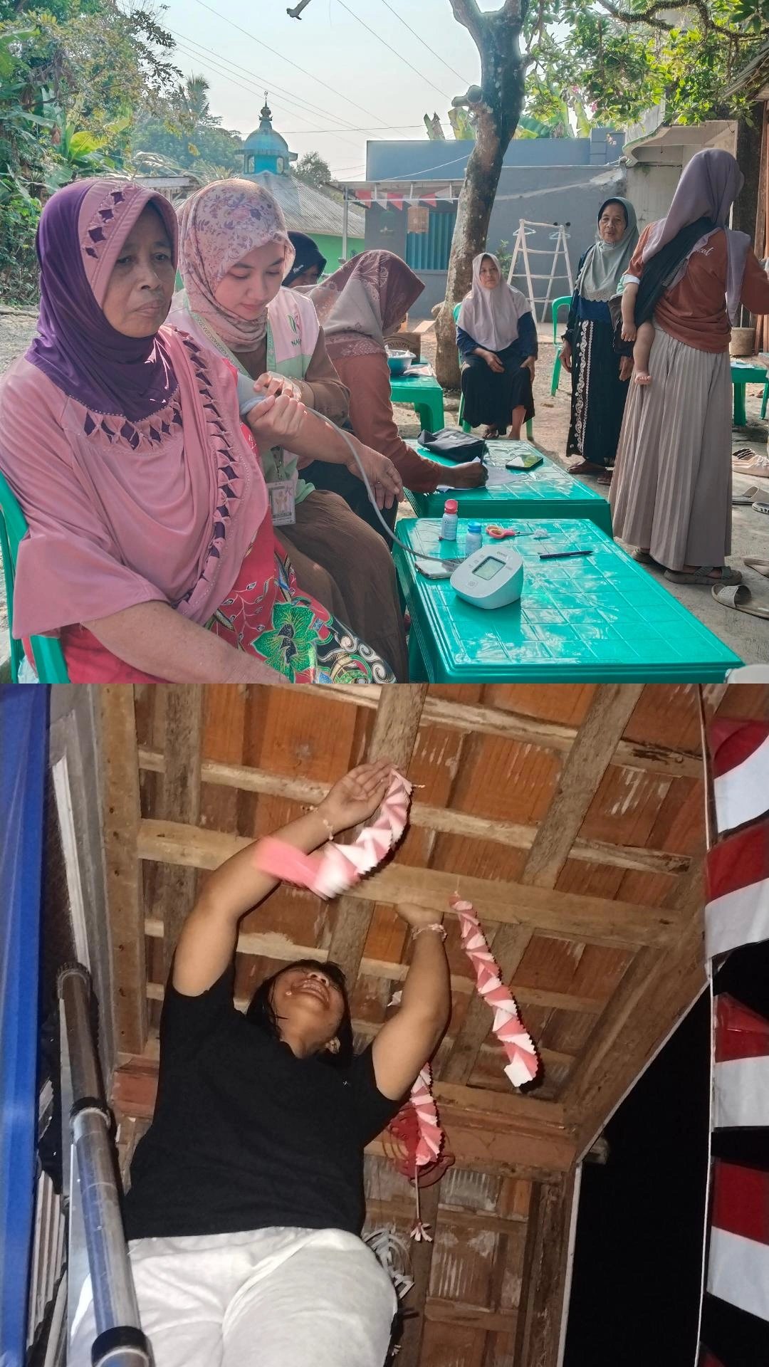 Pendampingan Posyandu dan Menghias Posko Menyambut 17 Agustus