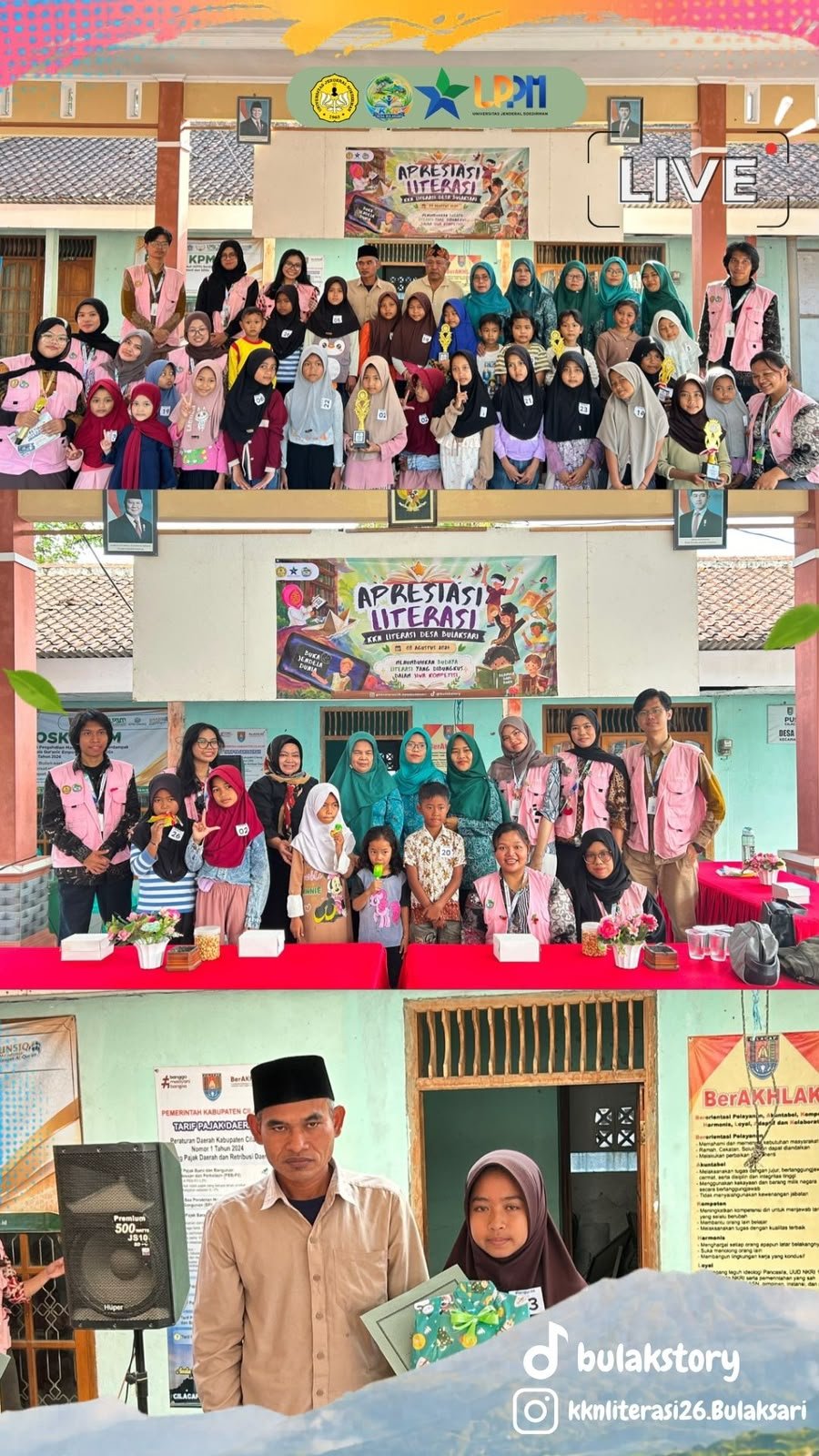 Acara Puncak Apresiasi Literasi Desa Bulaksari