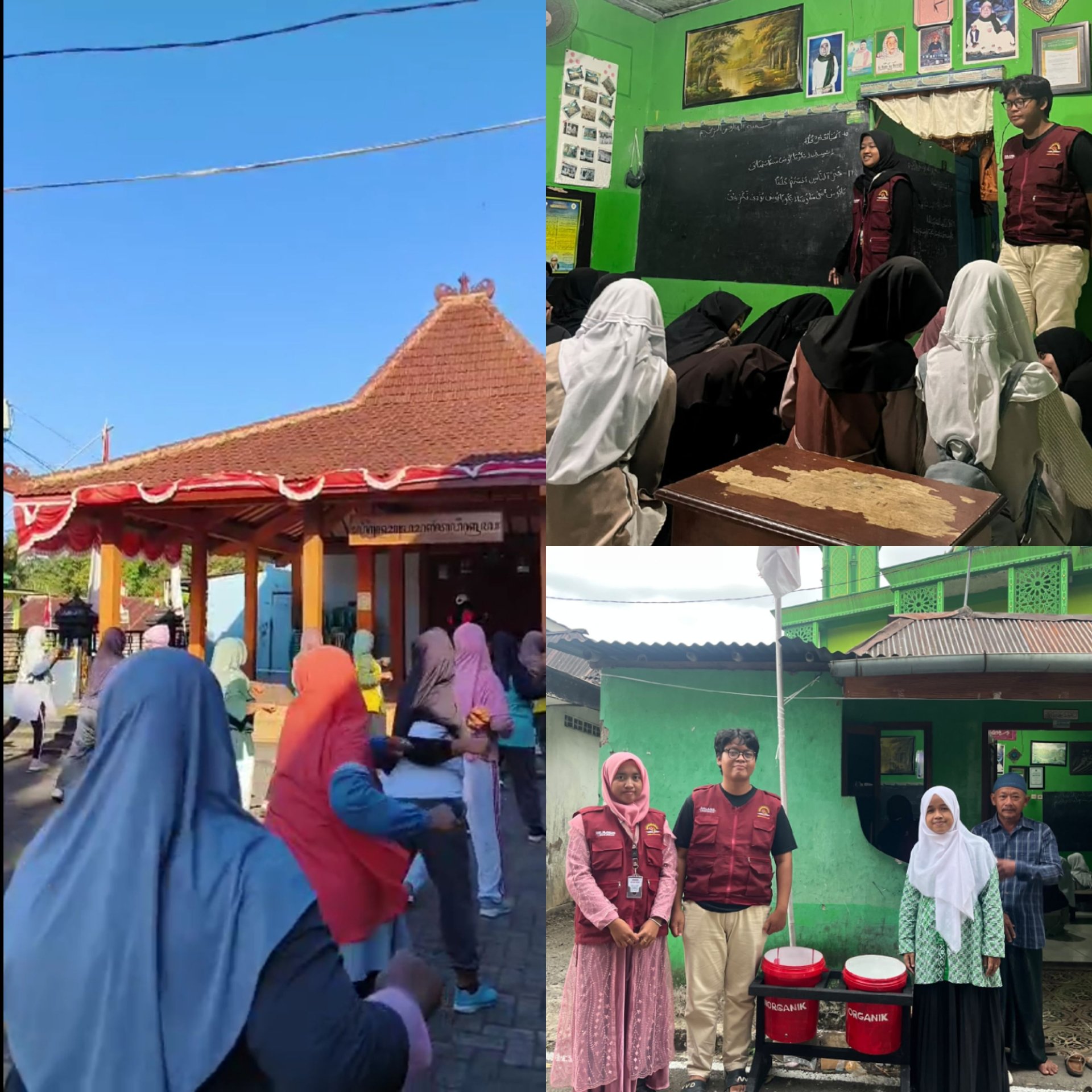 Hari ke-33: Senam Pagi, Sosialisasi Pemilahan Sampah, dan Pengadaan Tempat Sampah