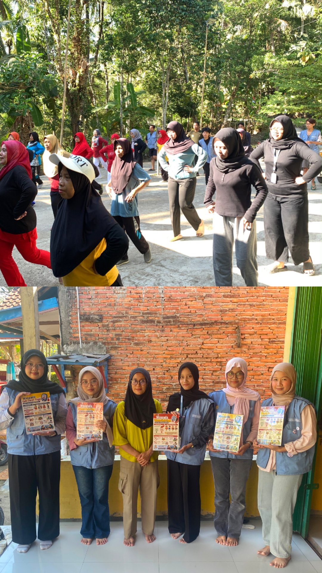 Pembuatan media edukasi pencegahan dan pengendalian Penyakit Tidak Menular (PTM) dan Senam