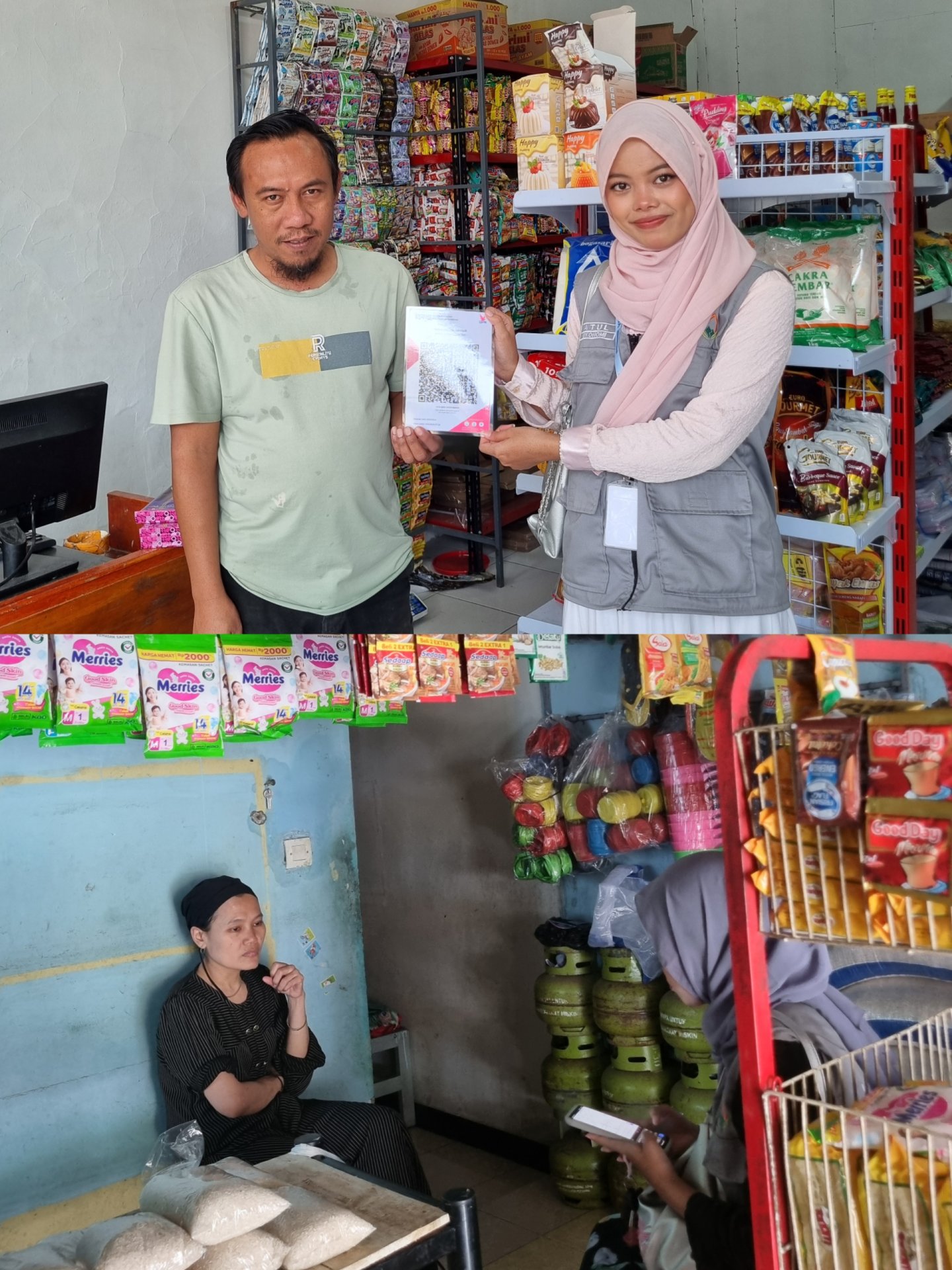 UMKM Go QRIS dan Find Moga (Google Maps)