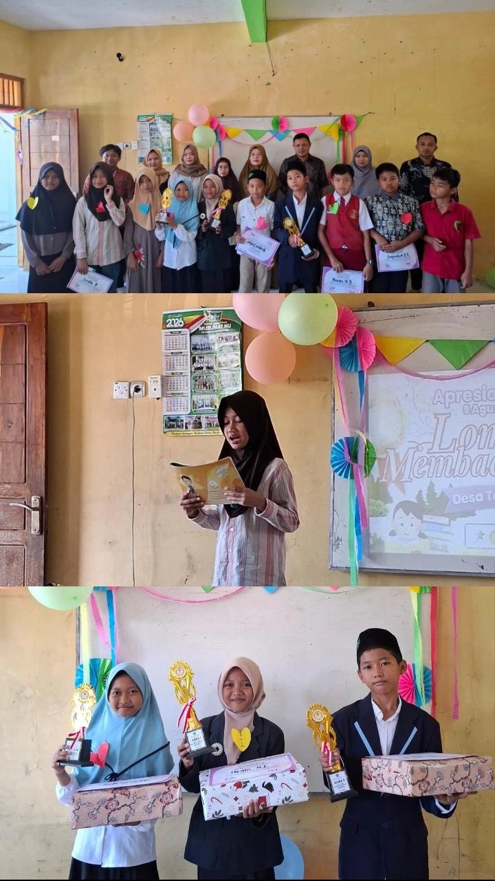 Pelaporan KKN Literasi hari ke 33 Desa Tayem Timur