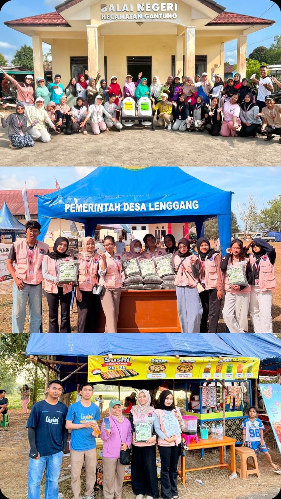 Senam Pagi, Ecobin, SIGARIS & SIKEMAS, Sosialisasi intensifikasi pekarangan