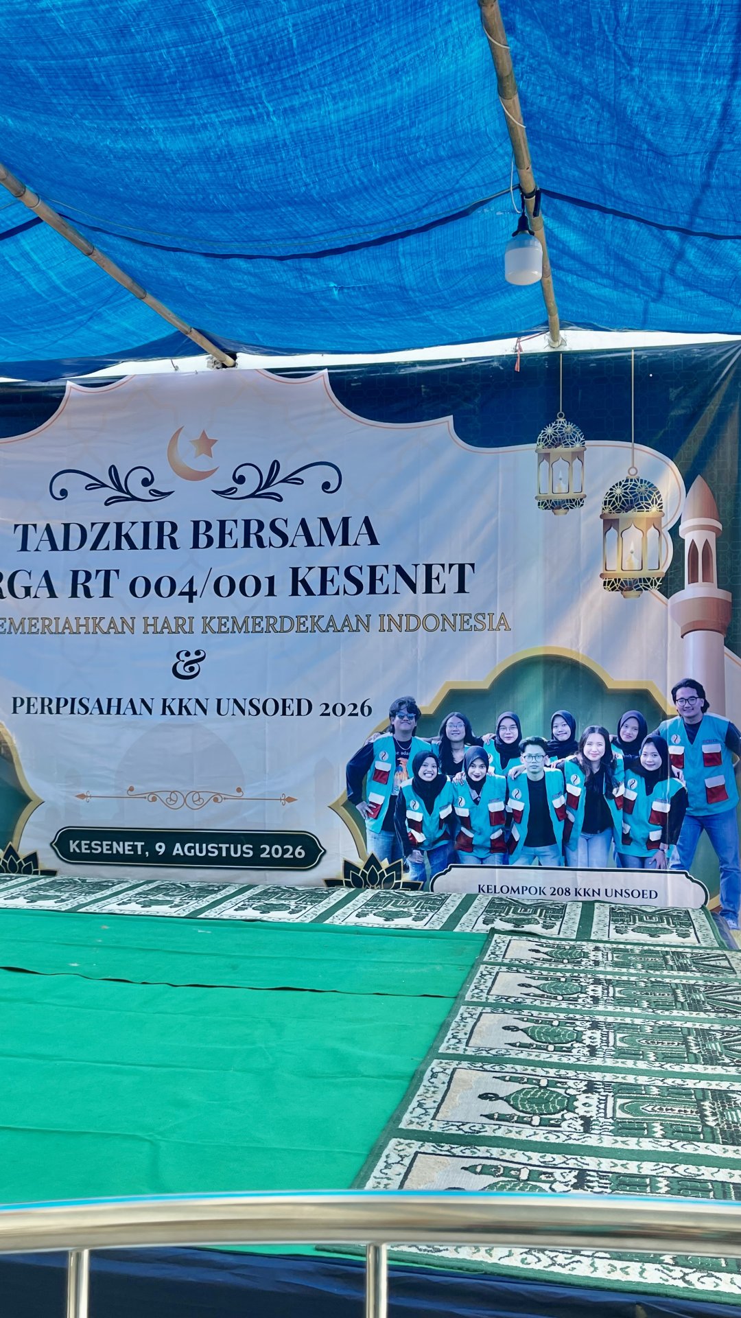 TADZKIR BERSAMA WARGA RT 004/001 dan PELEPASAN KKN UNSOED 2026