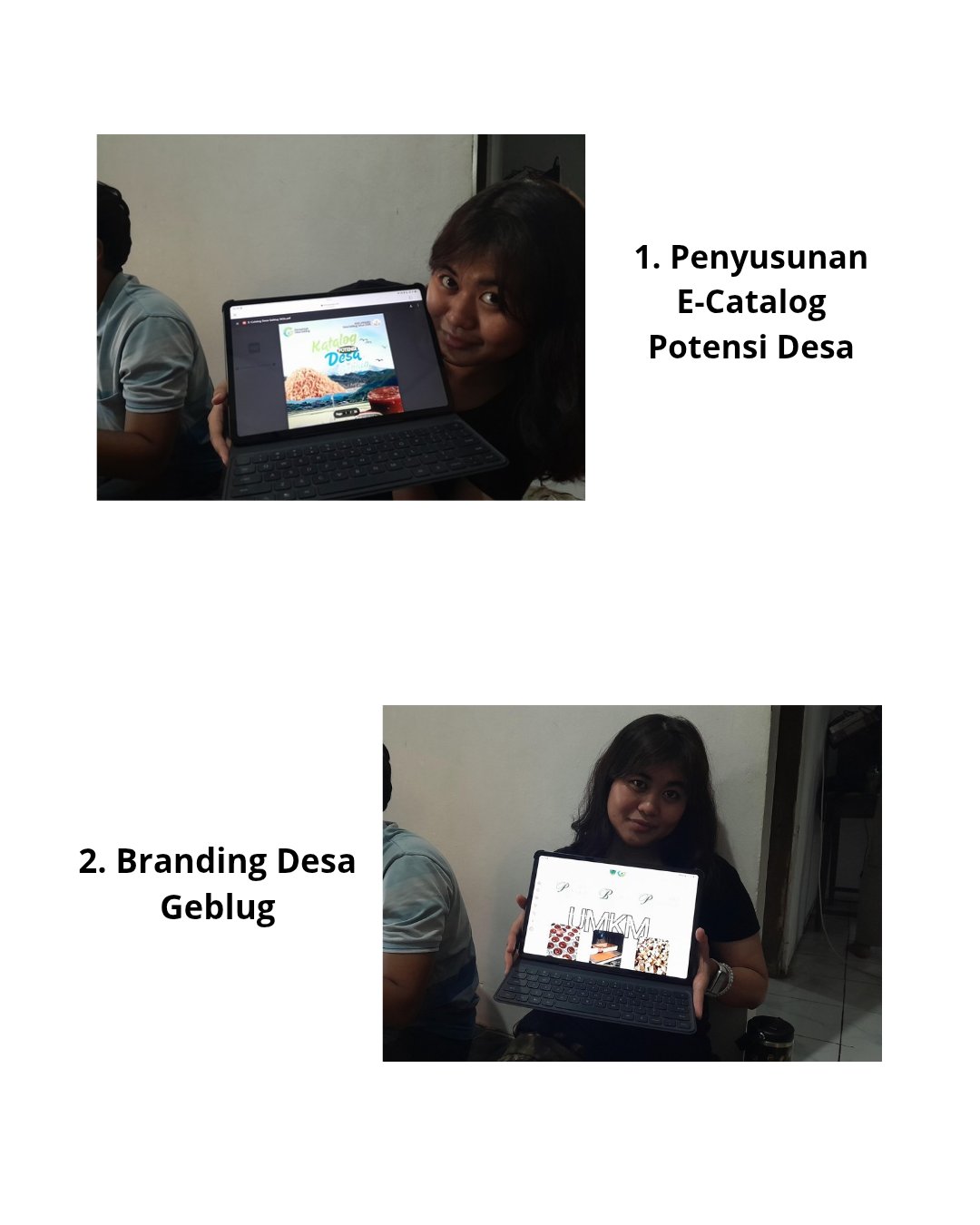 Penyusunan E-Catalog Potensi Desa, Branding Desa Geblug