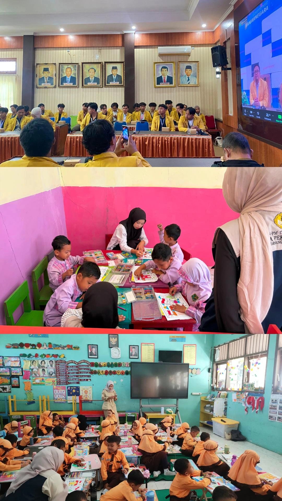 Pelaksanaan Rangkaian Kegiatan Lomba HUT RI ke-81 di Desa Pekandangan dan Penarikan Mahasiswa KKN Kabupaten Banjarnegara