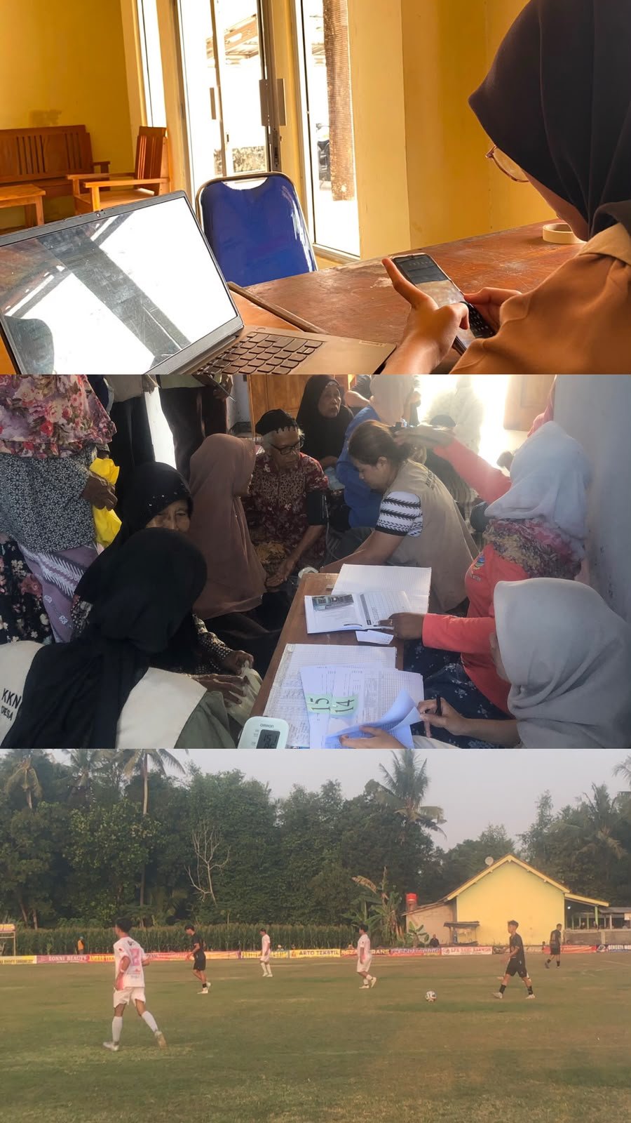Posyandu ILP, Pelayanan Pemerintah Desa dan Delegasi Mahasiswa KKN di Kuda Laut Cup