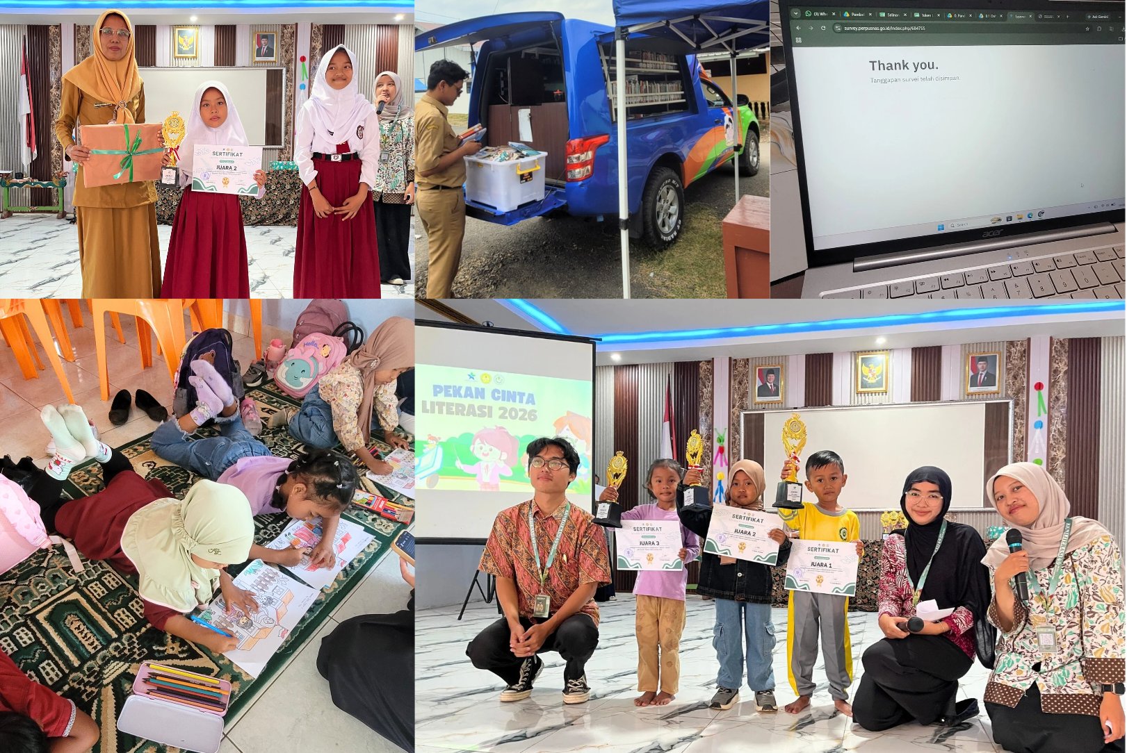 Apresiasi Literasi Desa Bantarsari dan Pengisian Lime Survei Bagian Pelaksanaan Kegiatan KKN