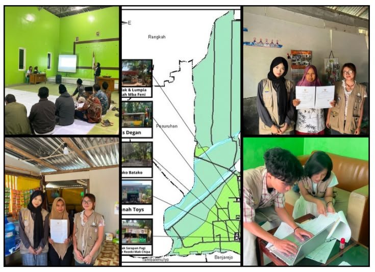 Penyuluhan dan Pendampingan Legalitas Produk Pangan bagi Pelaku UMKM, Penataan Sarana Pelayanan berupa Piket, Geospasial Desa: Visualisasi Peta Potensi UMKM Desa Weton Kulon Secara Digital