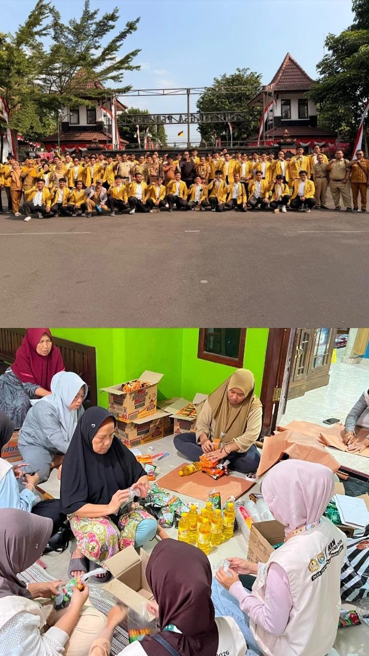 Penarikan Mahasiswa KKN serta Membantu Persiapan HUT RI ke 81