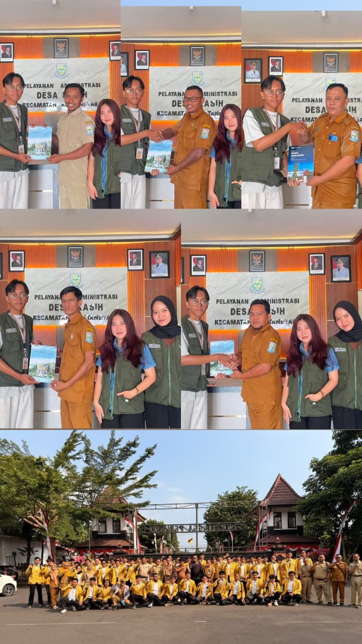 Penyerahan Buku Profil Desa Kasih dan Penarikan Mahasiswa KKN Unsoed di Kabupaten Purbalingga