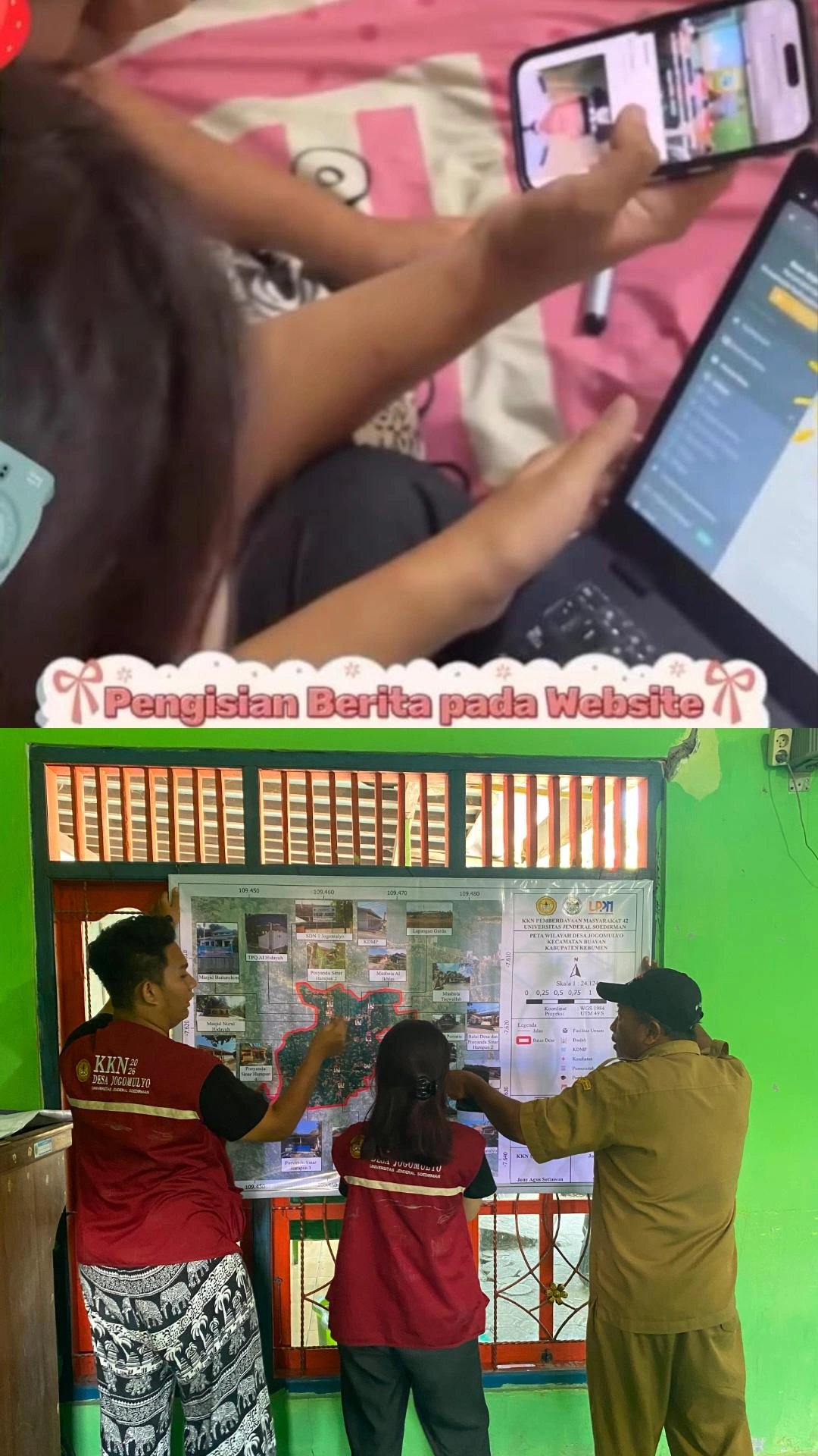 Pembuatan Peta Wilayah Desa dan Pengelolaan Website dan Media Sosial