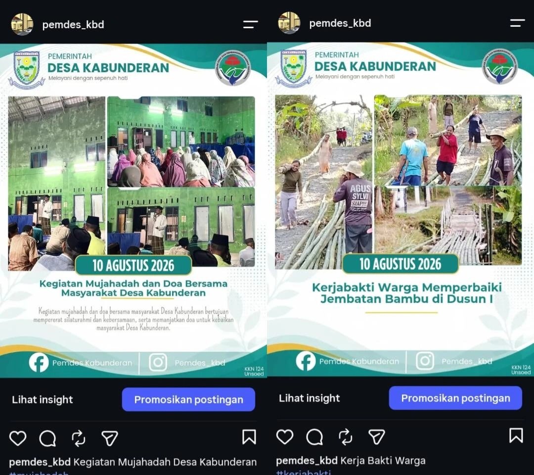 Mengaktifkan Media Sosial Desa