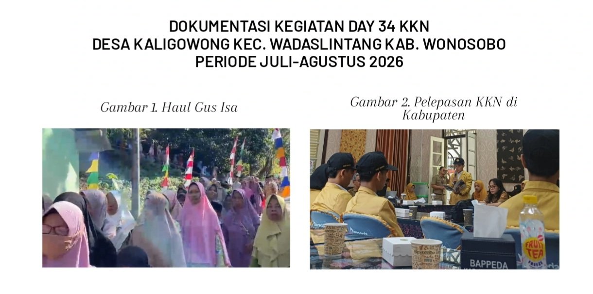 Day 34 KKN: Pelepasan KKN di Kabupaten dan Menghadiri Kegiatan Masyarakat