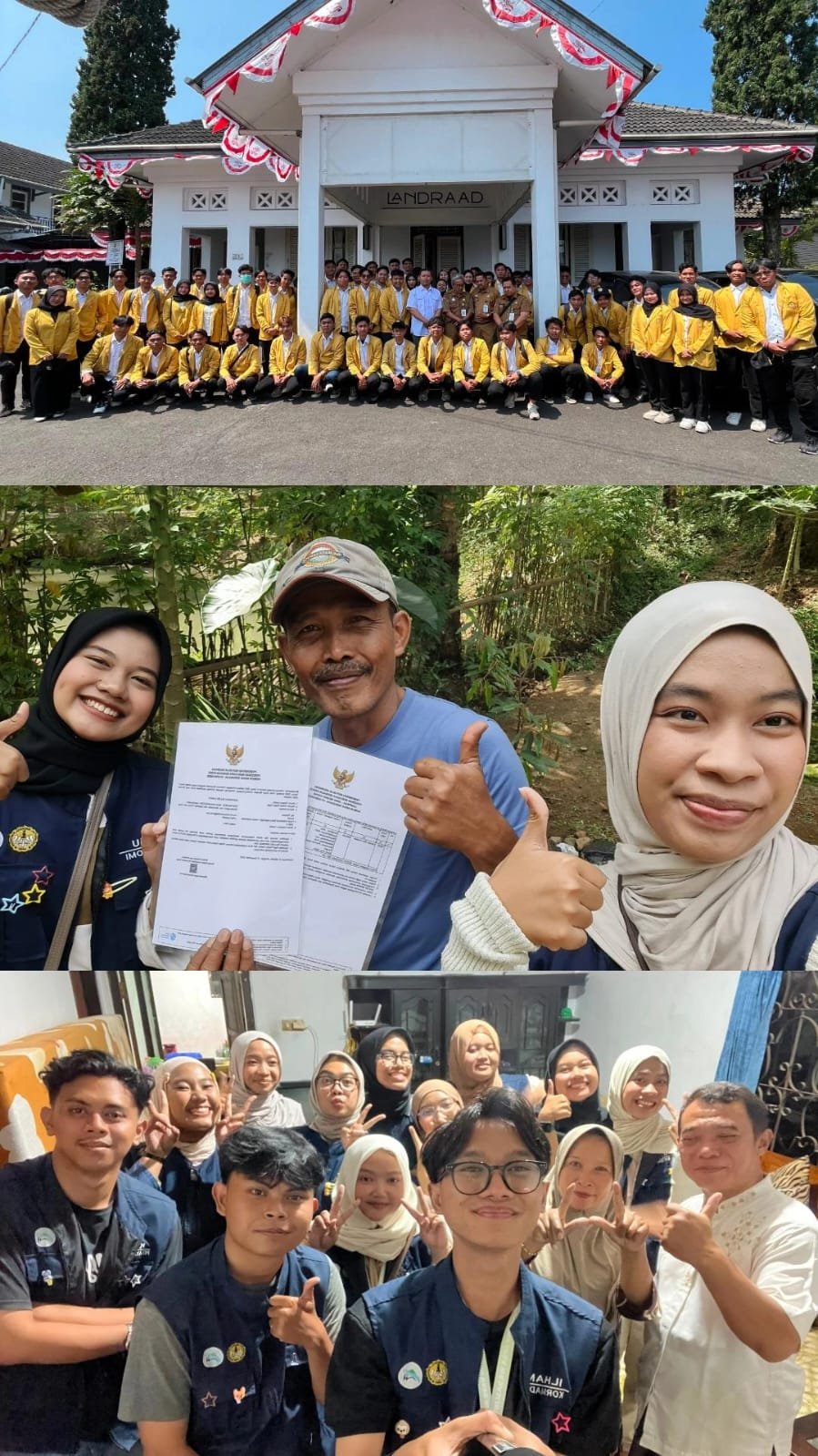Penarikan Peserta KKN Kabupaten Wonosobo, Membantu proses pendaftaran NIB dan Qris pada UMKM, Kunjungan Lurah Wadaslintang
