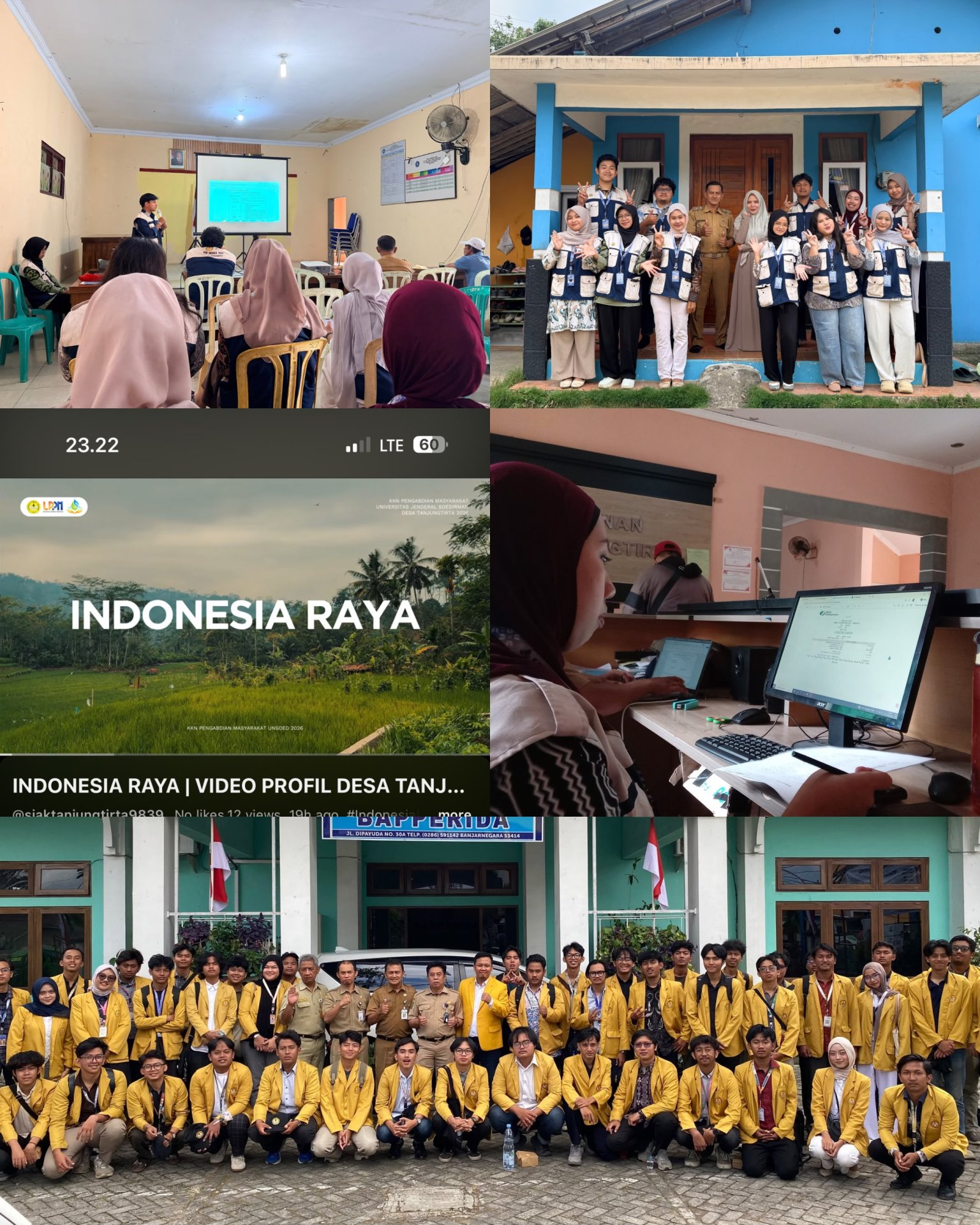 Piket Harian Balai Desa, Penarikan KKN Banjarnegara, dan Video Profil Desa