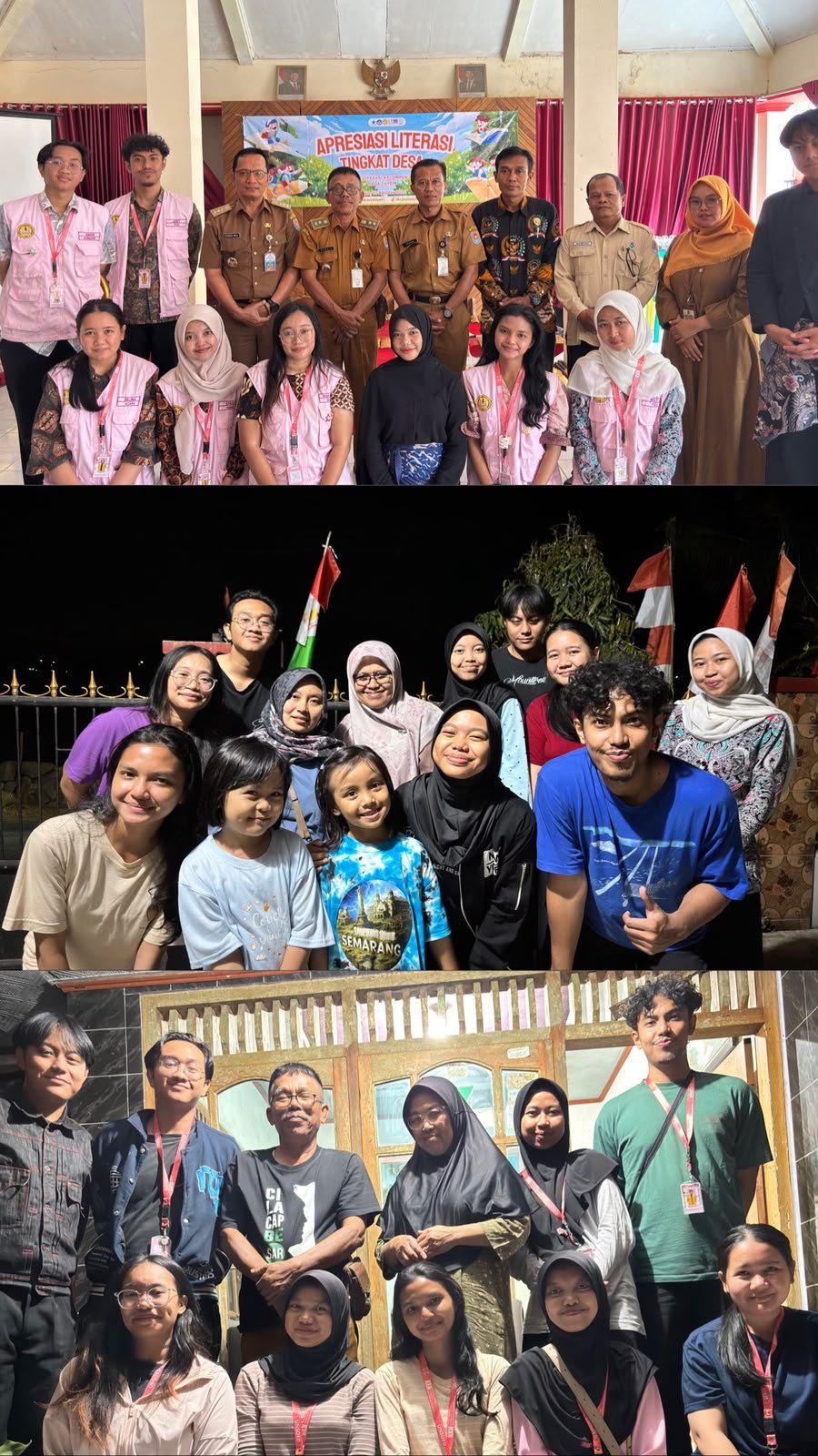 Hari ke-34, Melaksanakan Program Kerja Apresiasi Literasi Tingkat Desa bersama warga desa tayem dan melakukan silaturahmi untuk perpisahan kepada pemilik posko dan keluarga Bapak Kades.