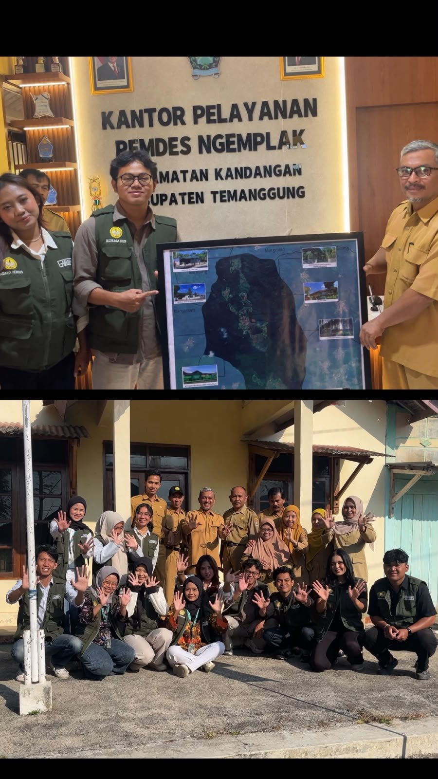 Day 34 - Pamitan dengan perangkat desa, serah terima peta, bertemu bu sekdes dan bu kades