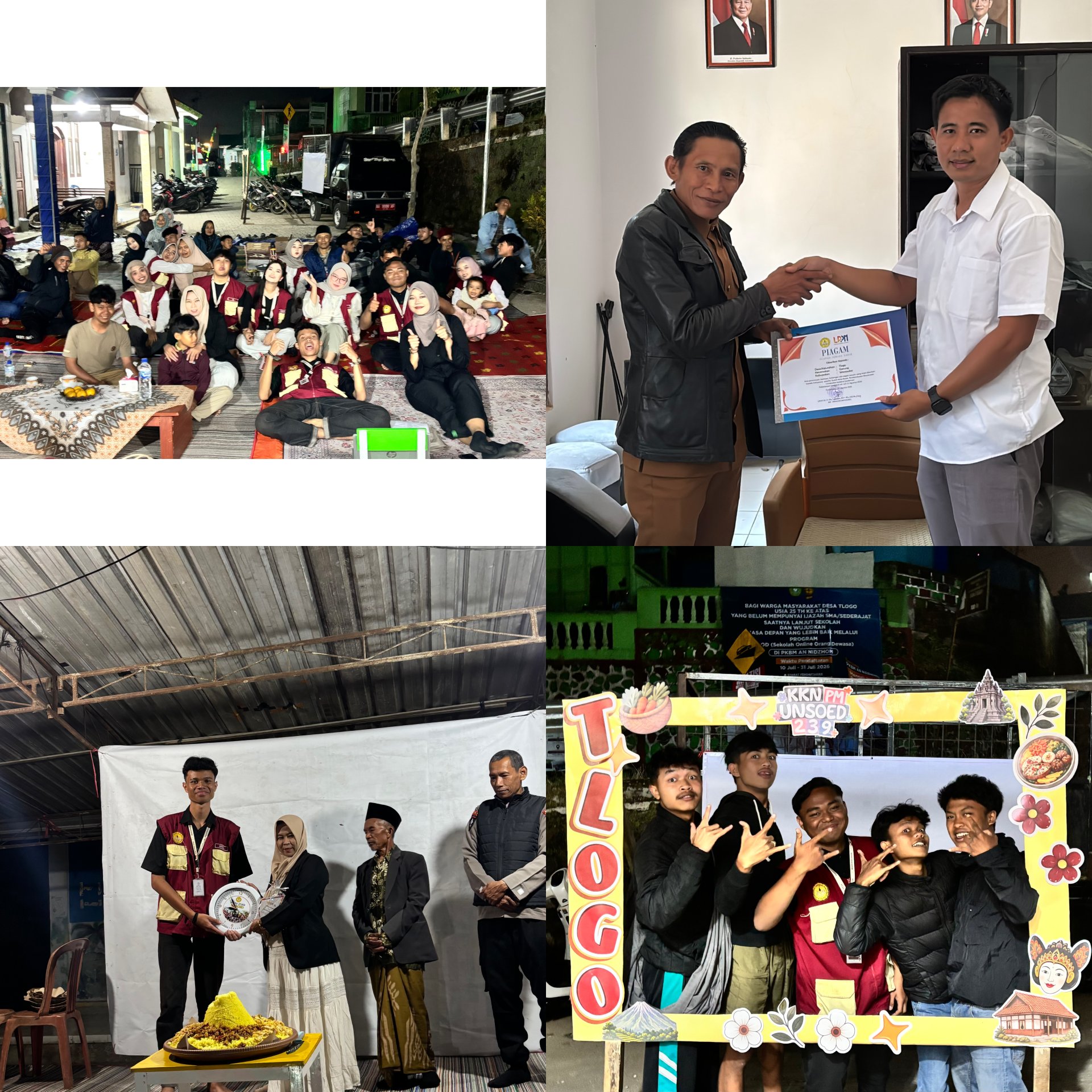 Pelaksanaan Penarikan KKN Oleh Dosen Pembimbing Lapangan dan Malam Perpisahan