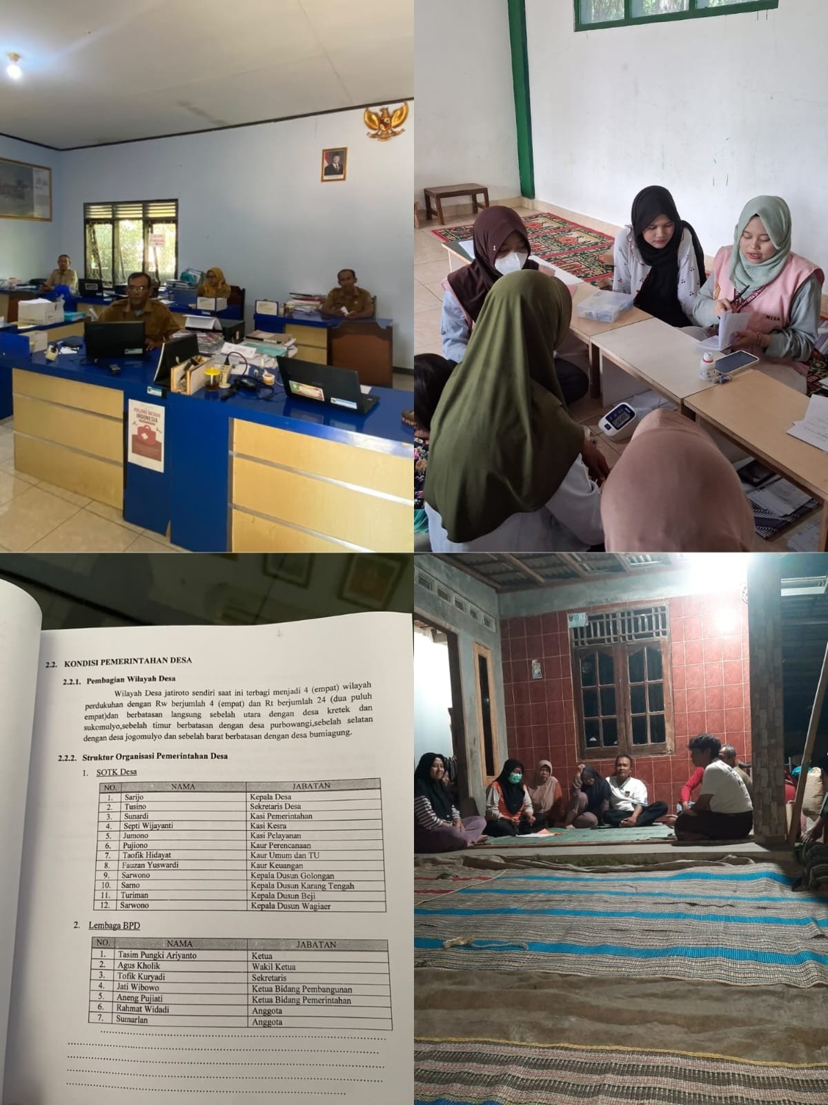 Day 34: Piket Balai Desa, Posyanduan, Penyusunan Dokumen Profil Desa, dan Rapat bersama warga