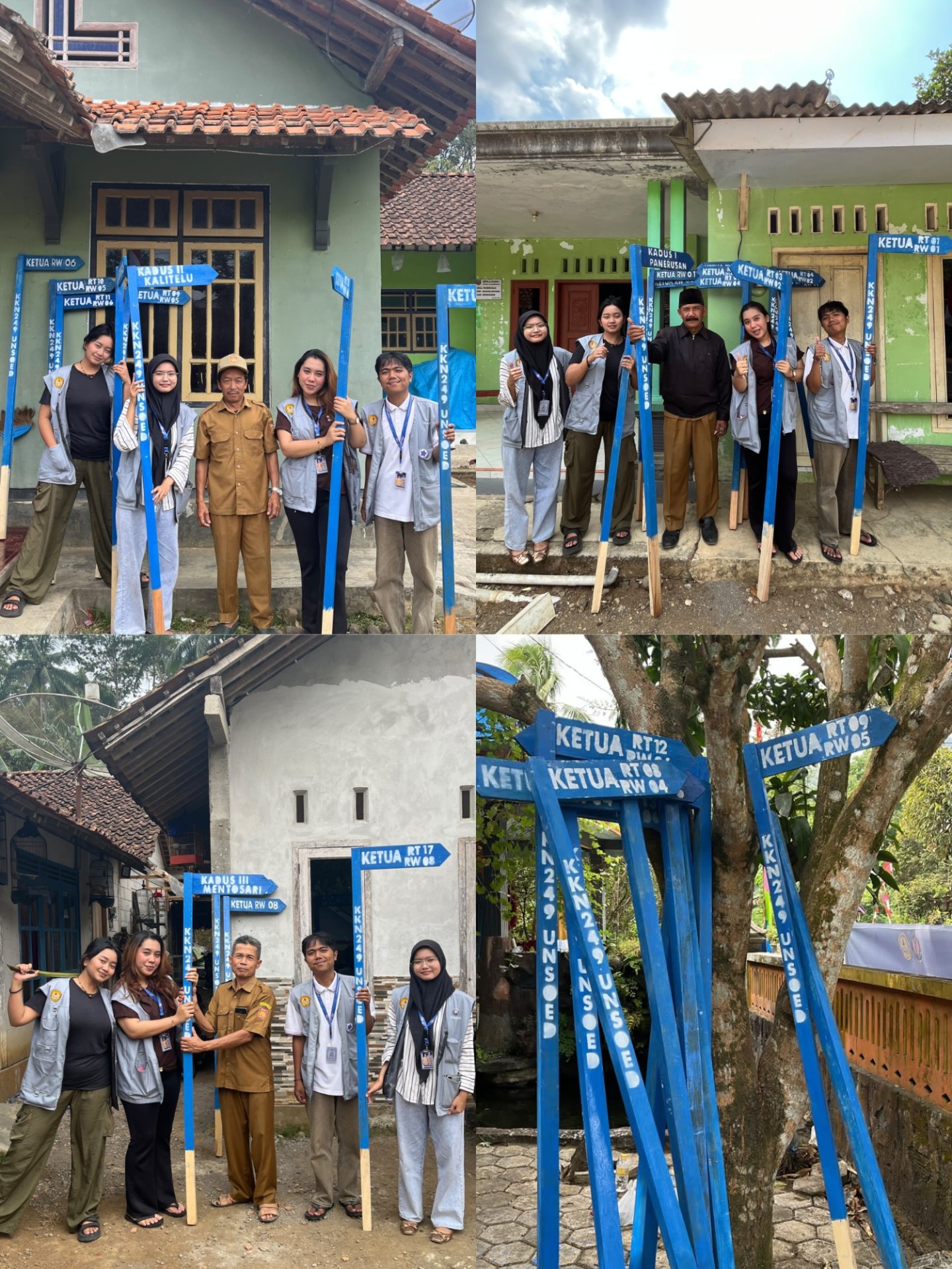 Penyerahan Plang Penunjuk Arah