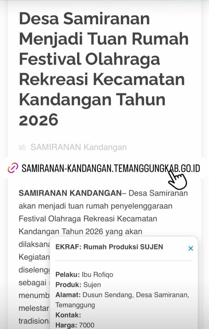 Optimalisasi Website Desa