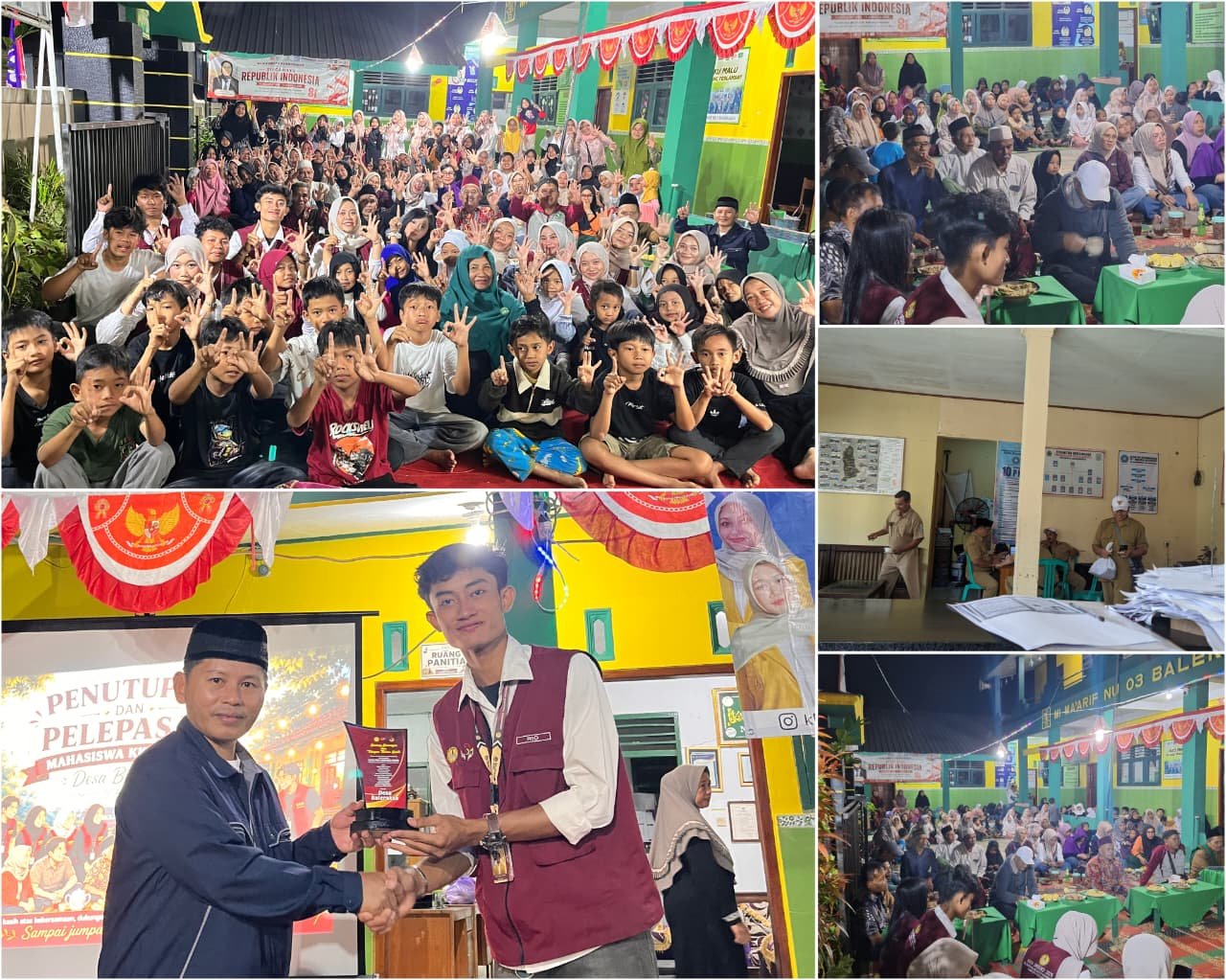 Pelayanan Desa dan Malam Penutupan serta Pelepasan Mahasiswa KKN Desa Baleraksa