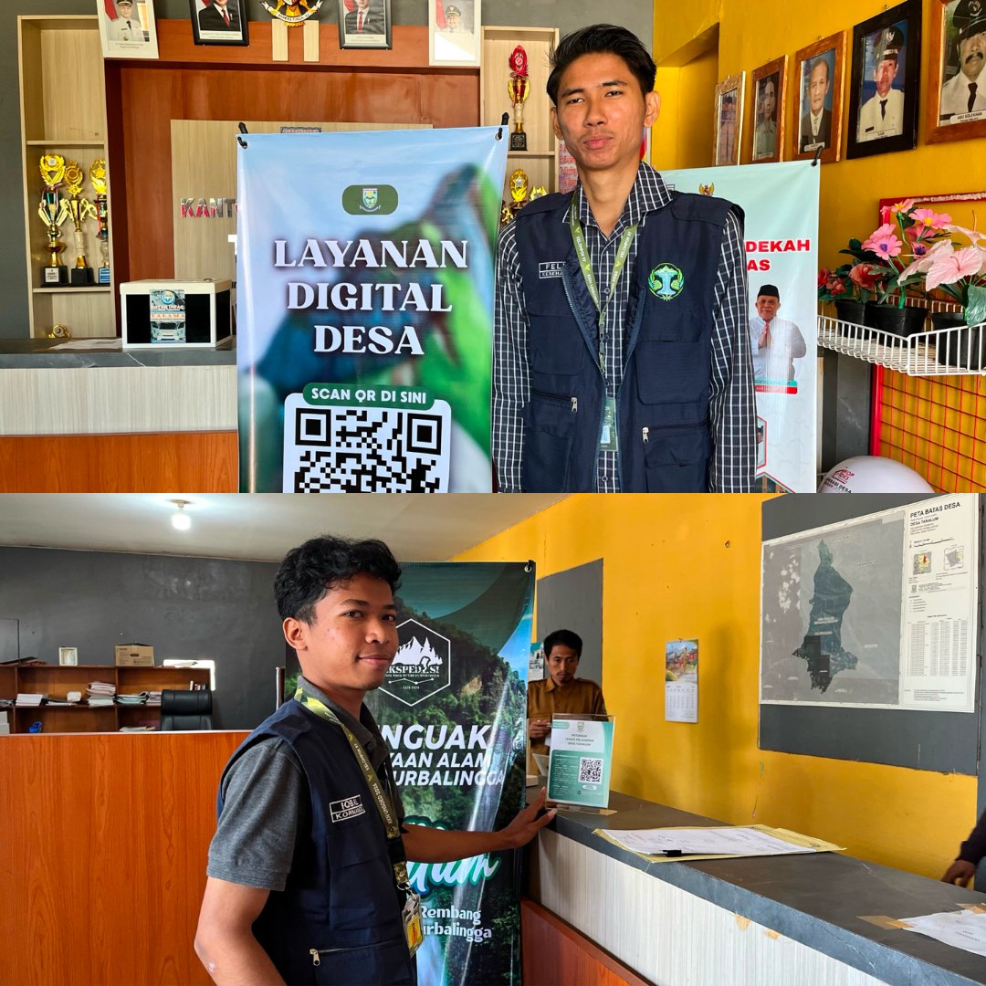 Pemasangan Media Layanan Digital Desa