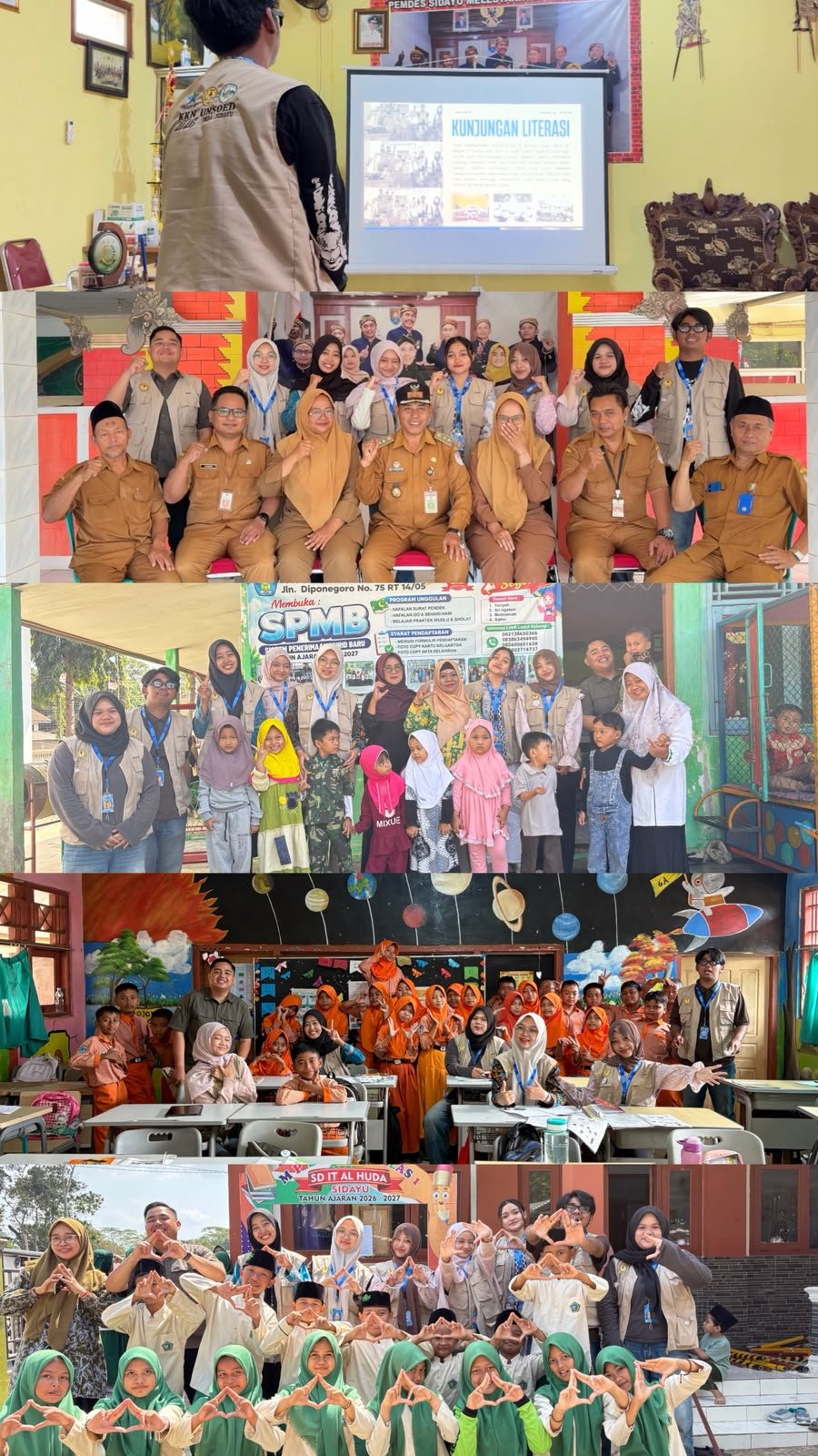 Pemaparan Hasil Program Kerja KKN Literasi Sidayu serta Pamitan ke warga sekitar