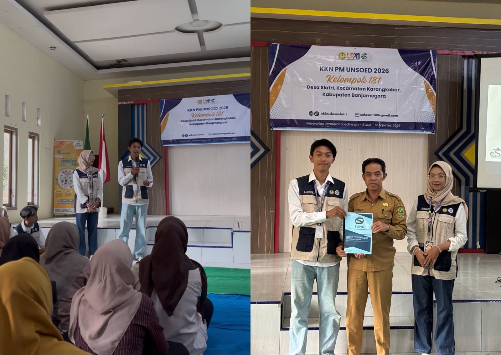 Kegiatan Penyerahan Modul Digitalisasi Perpustakaan Desa sekaligus Sosialisasi dan Peluncuran website SLIMS sebagai Sarana Digitalisasi Perpustakaan Desa