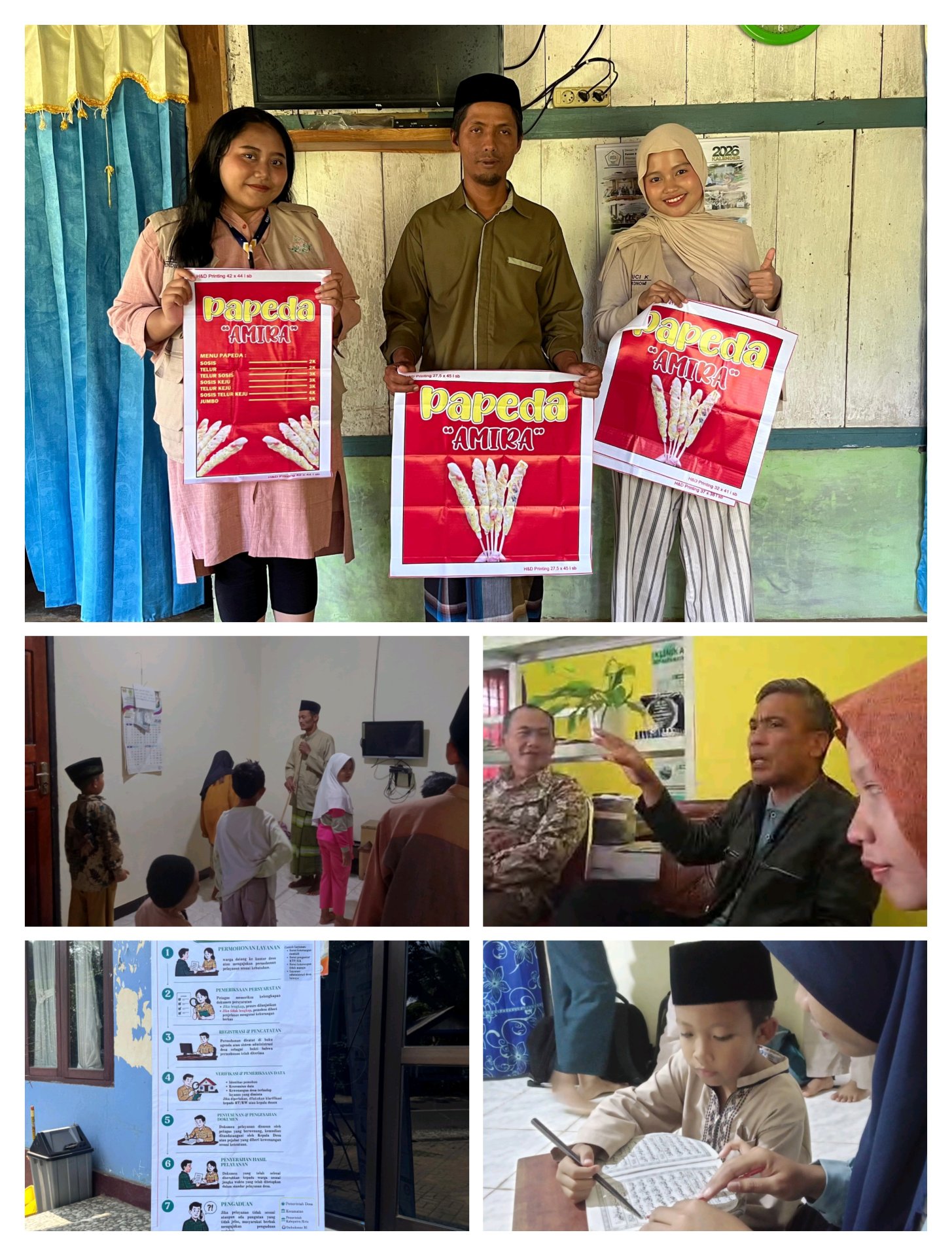 Sosialisasi Pemasaran Digital, Pendampingan UMKM, dan Penyusunan Alur Pelayanan Balai Desa