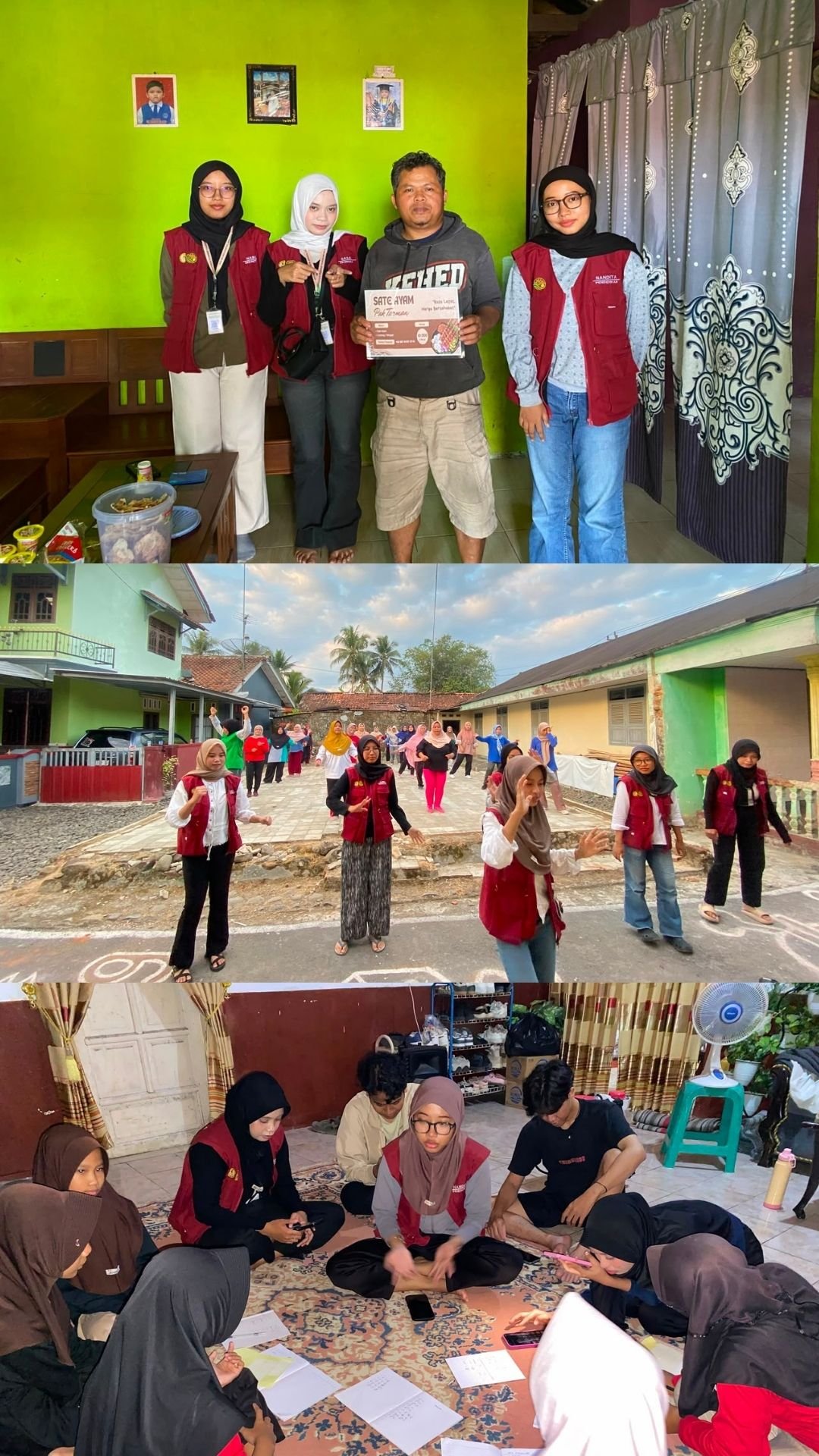 Pembuatan Pamflet, Logo, Katalog Menu, Senam Sore, Kelompok Belajar