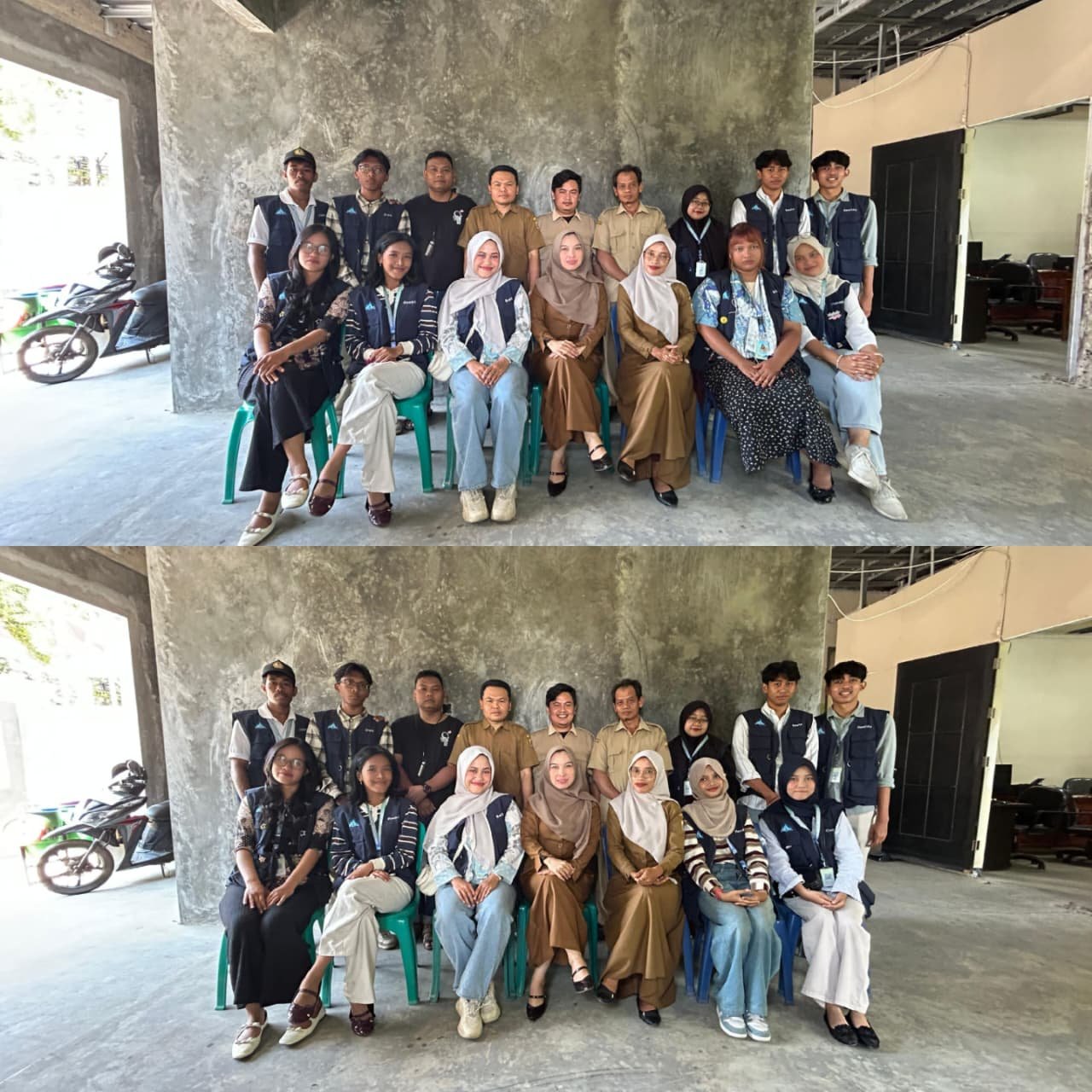 Pamitan dengan Sekolah dan Perangkat Desa Simpur
