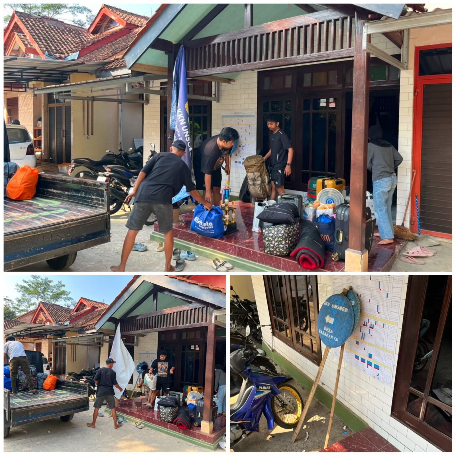 Penataan akhir posko KKN