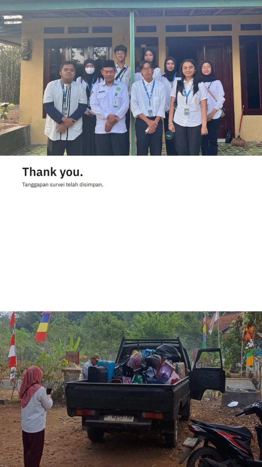 Kepulangan, Survei Laporan Kegiatan, dan Evaluasi serta Pelaporan