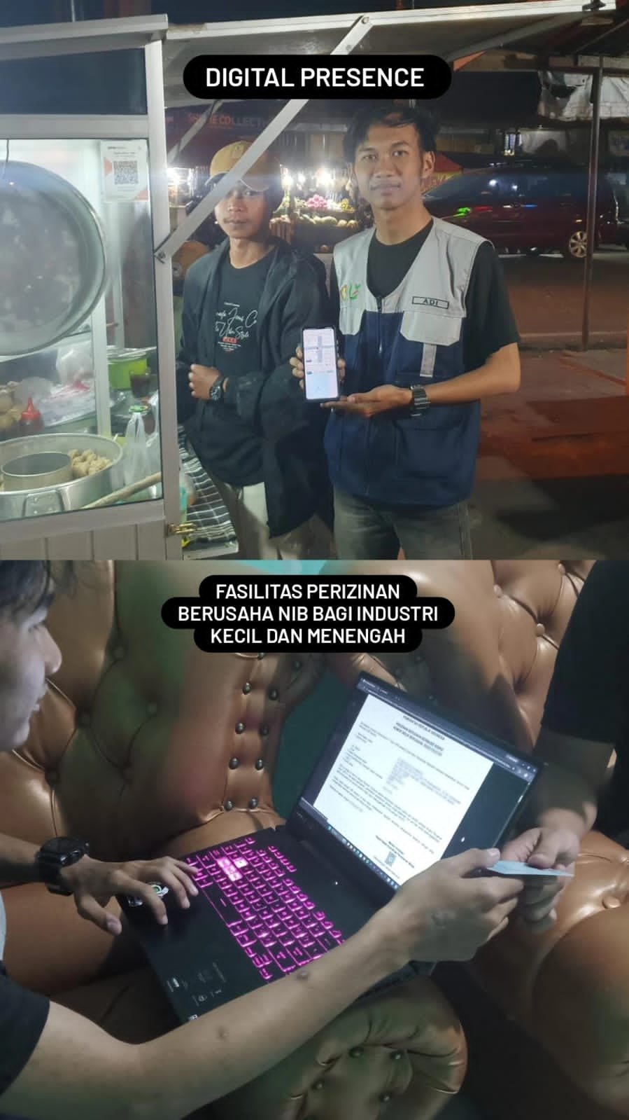 Melaksanakan Program Kerja Pendampingan Digital Presence UMKM melalui Google Maps dan Fasilitas Perizinan Berusaha (NIB) Bagi Industri Kecil dan Menengah